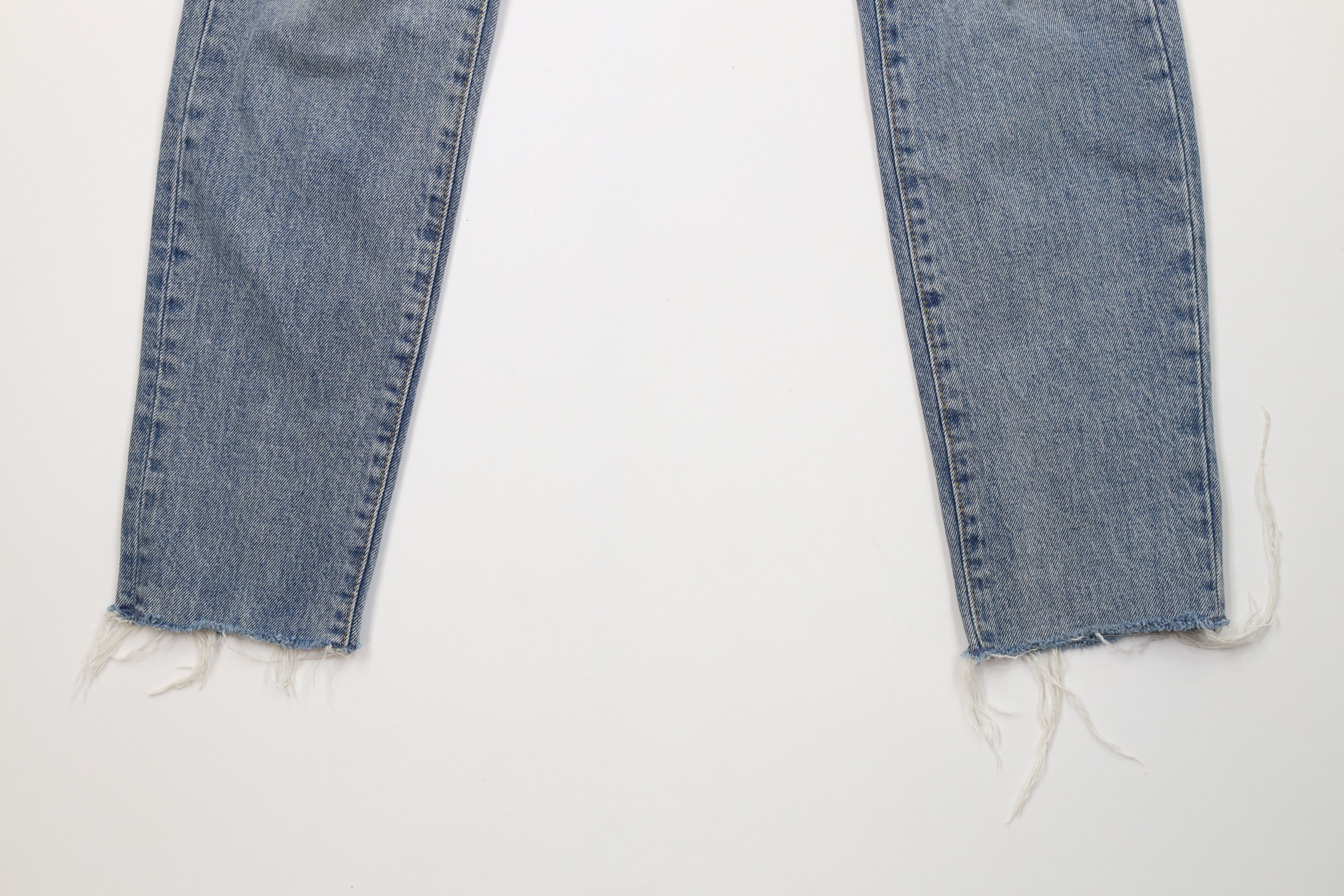 Free People Free People Raw Hem Button Fly Stretch Skinny Leg Jeans Size 27" / US 4 / IT 40 - 4 Thumbnail