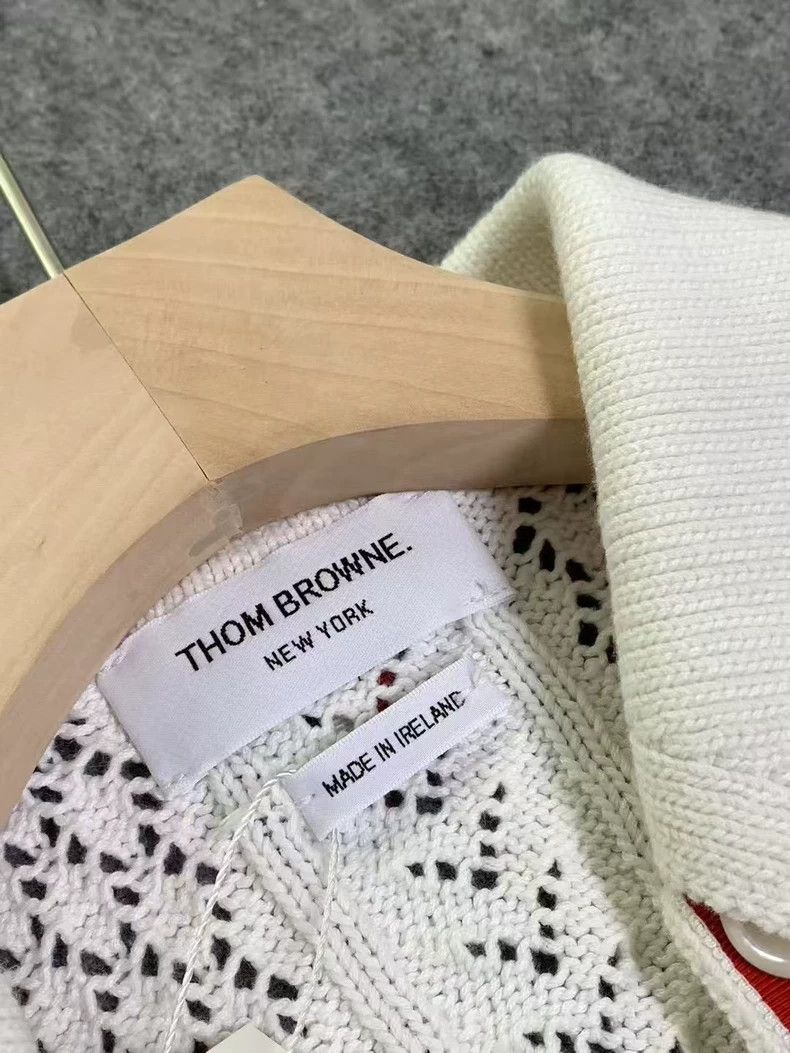 Thom Browne Thom Browne size1 Short sleeve knit top Size US S / EU 44-46 / 1 - 4 Thumbnail