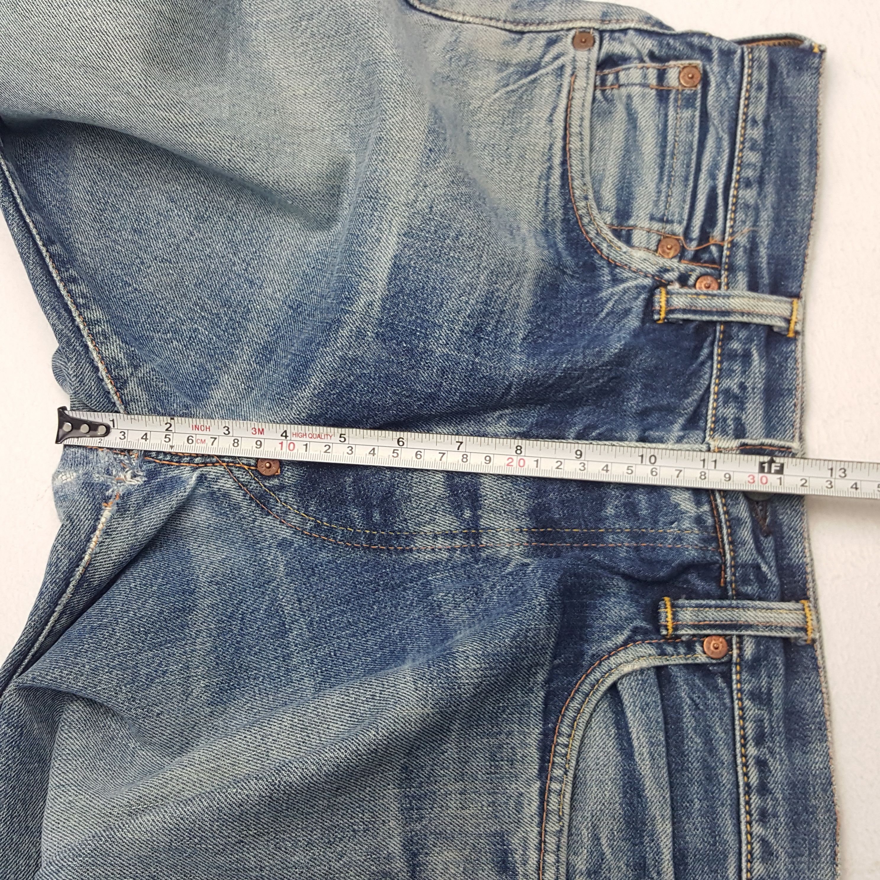 Evisu Vintage Evisu Japanese Brand Custom Art Denim Jeans Size US 31 - 10 Thumbnail