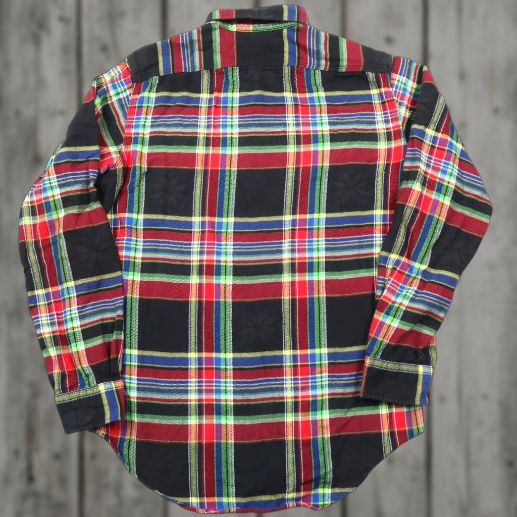 Polo Ralph Lauren Polo Ralph Lauren Flannel Shirt Men’s S Snowflake Plaid Suede Elbow Patch Button-Up Shirt Casual Classic Size US S / EU 44-46 / 1 - 1 Thumbnail