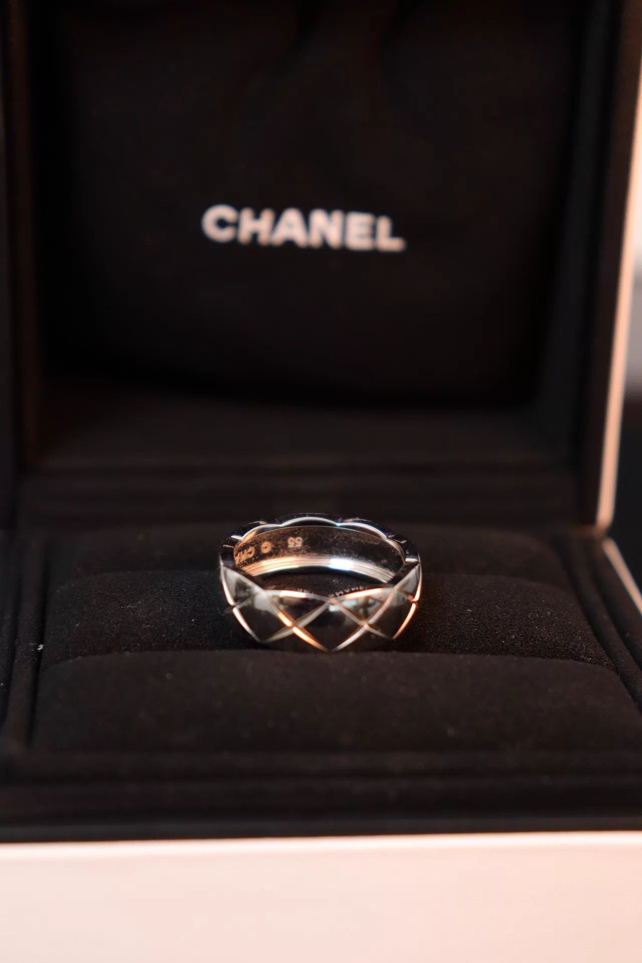 Chanel Chanel Coco Crush 18K White Gold Size 55 w/ Box & 23.06 Card Size ONE SIZE - 2 Thumbnail