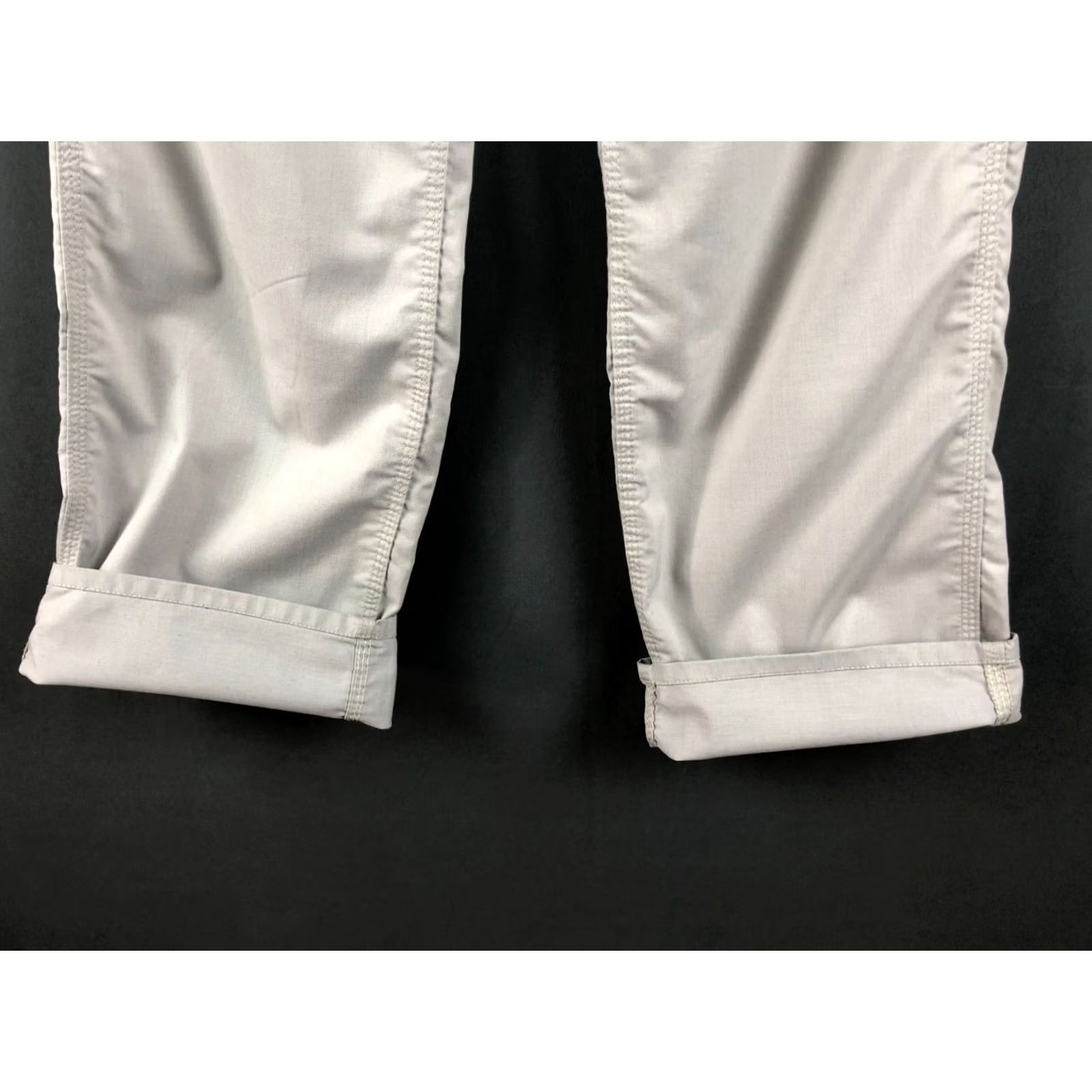 Carhartt Carhartt Pants Women Gray Polyester Cotton Blend Straight Inseam 30.9" 32x32 Chino Casual Size 24" / US 00 / IT 34 - 6 Thumbnail