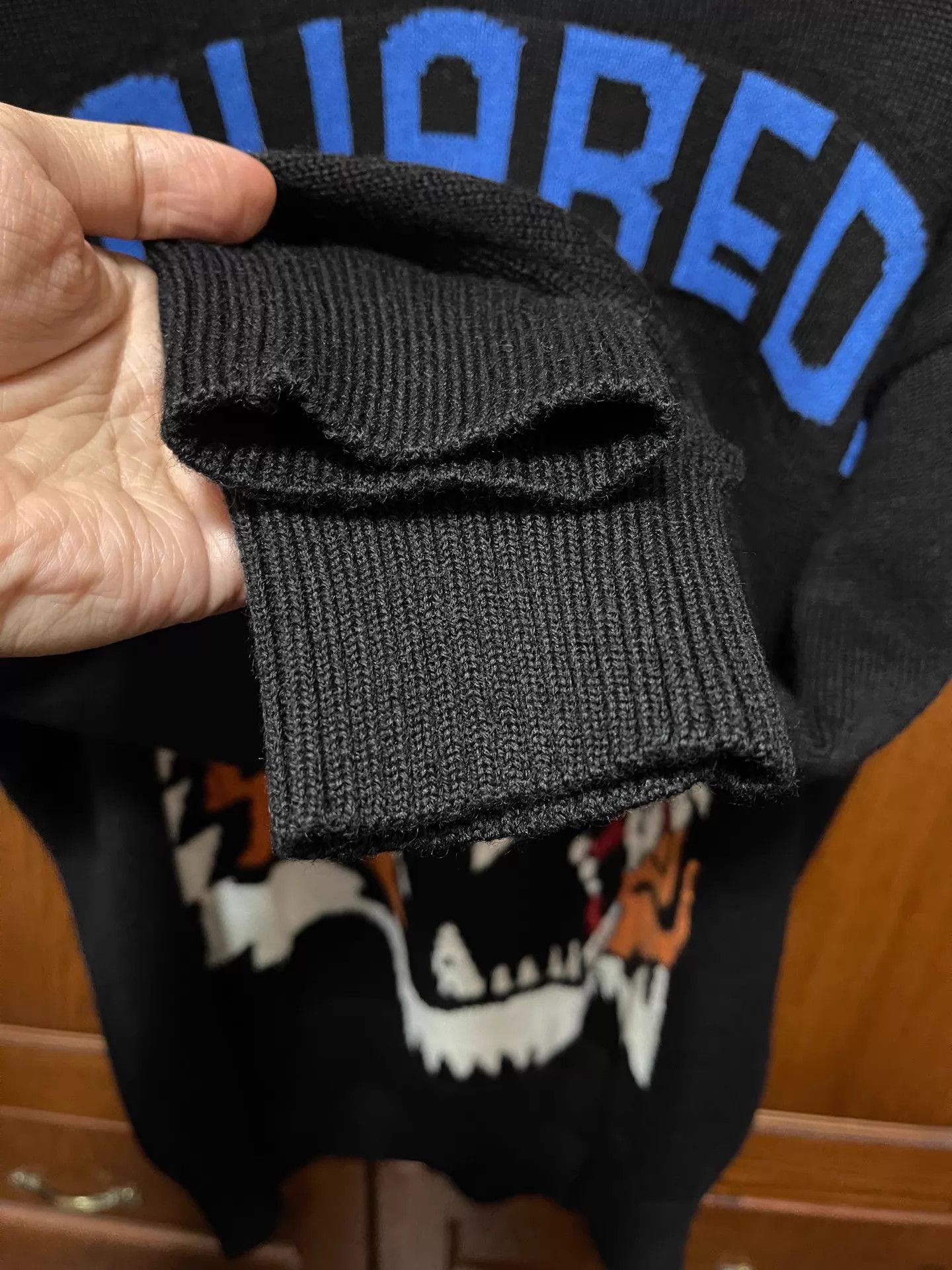 Dsquared2 Dsquared2 D2 Oversized Tiger Head Embro Sweater M/L NWT Size US M / EU 48-50 / 2 - 7 Thumbnail