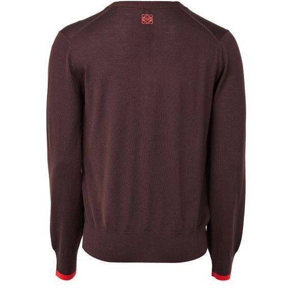 Loewe LOEWE Brown Wool Cardigan New & Authentic (Men's size:L;) Size US L / EU 52-54 / 3 - 2 Thumbnail