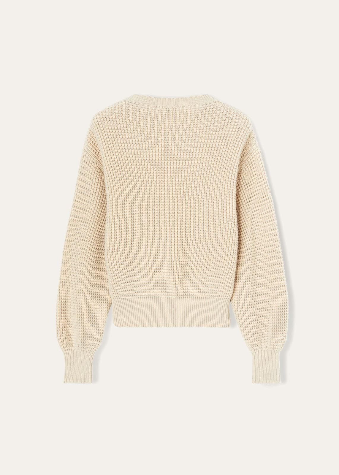 Loro Piana o1srvl11e0824 Yamba Crewneck Sweater in Beige Size XS / US 0-2 / IT 36-38 - 2 Thumbnail