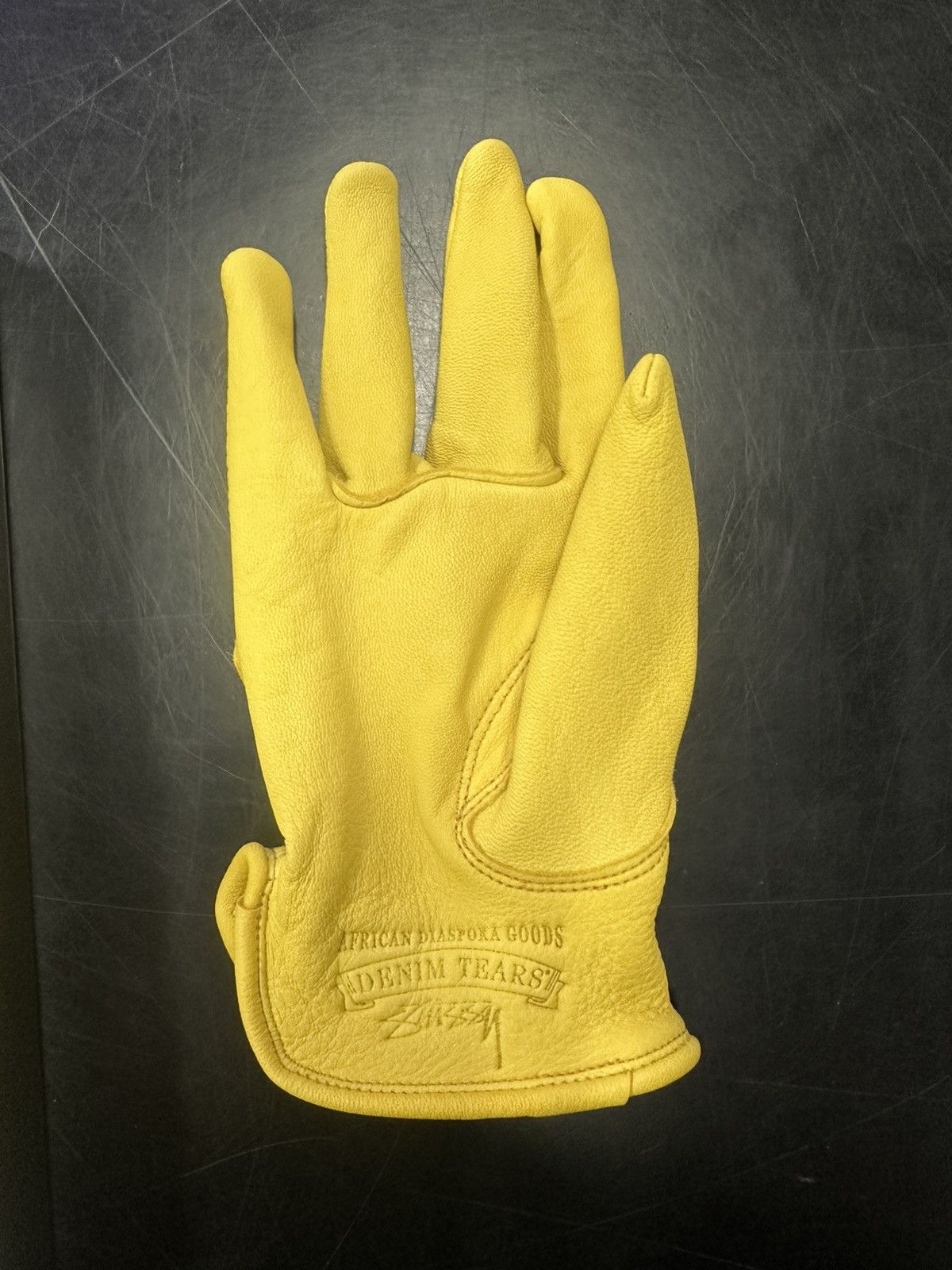 Stussy × Denim Tears Dad’s Gloves グローブ STUSSY】☆グローブ☆ STUSSY & DENIM TEARS LEATHER GLOVES (STUSSY