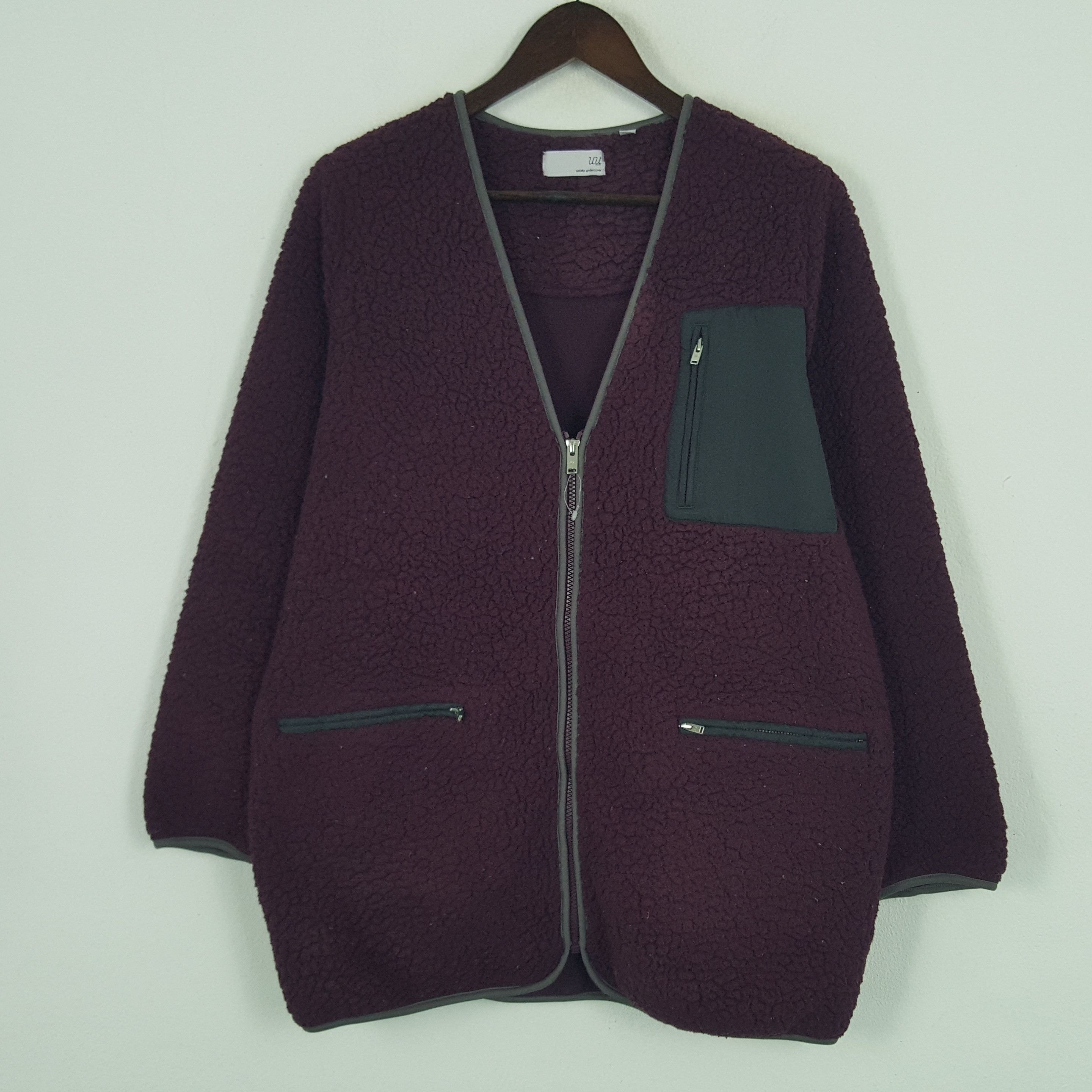 Undercover × Uniqlo Vintageb Uniqlo x Undercover Fleece Custom Art U Jacket Size US L / EU 52-54 / 3 - 3 Thumbnail