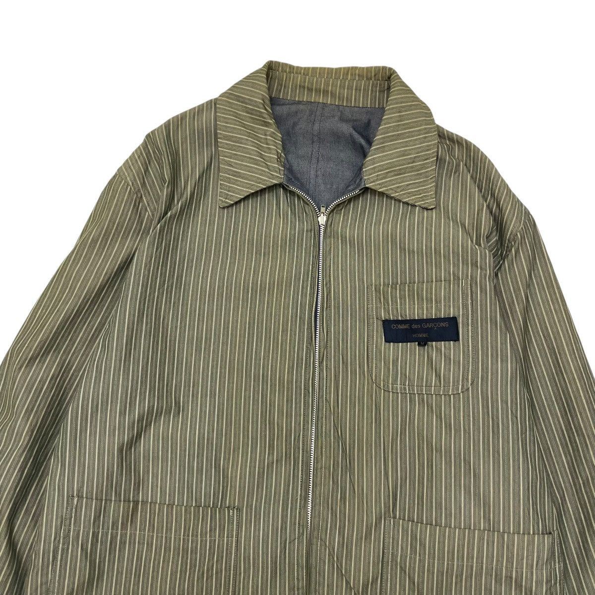 CDG by Comme des Garcons 🔥AD 92 Vintage Comme Des Garçon Reversible Stripe Jacket Size US M / EU 48-50 / 2 - 8 Thumbnail
