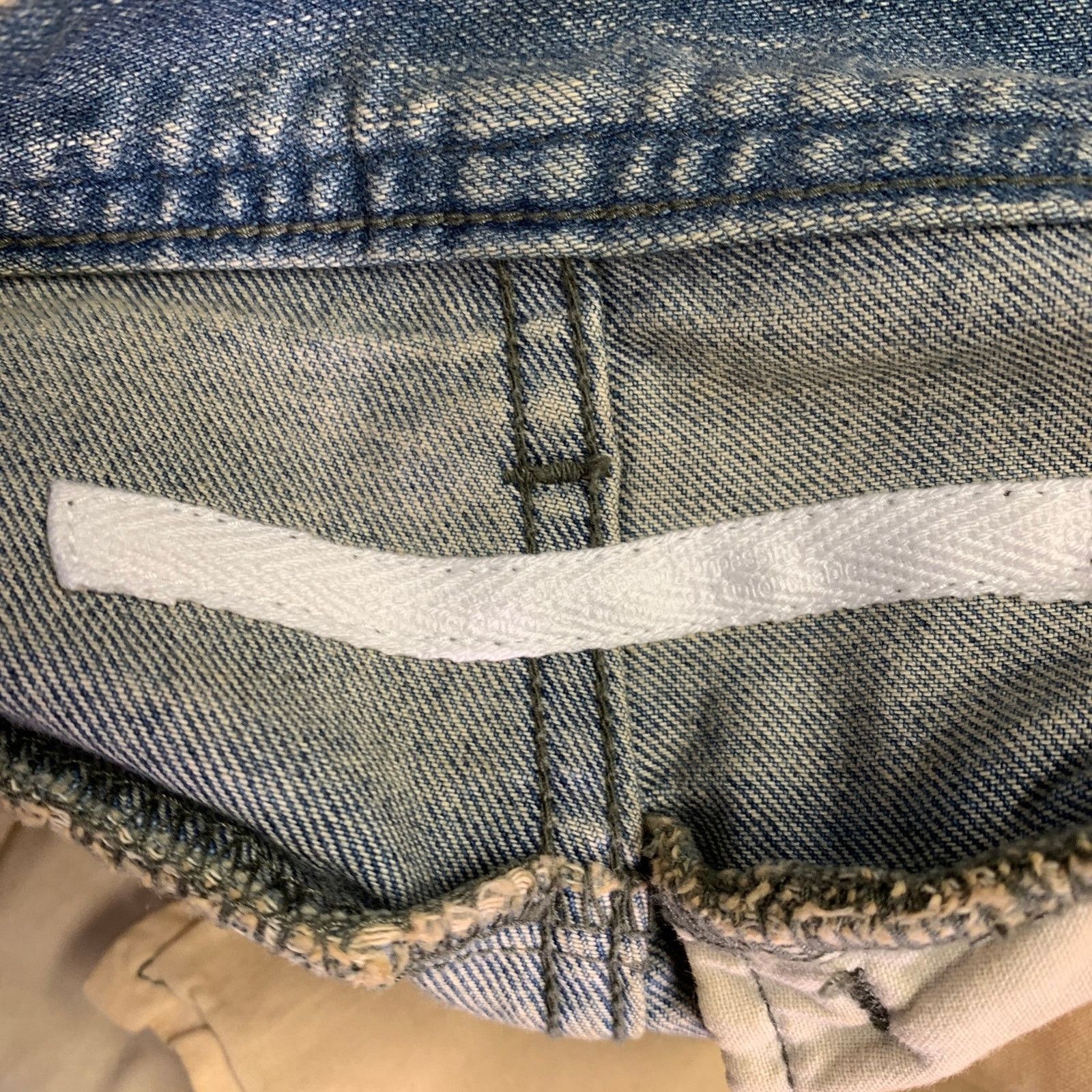 Julius JULIUS JAPAN Size 34 Blue Denim Straight Cargo Jeans Size US 34 / EU 50 - 4 Thumbnail