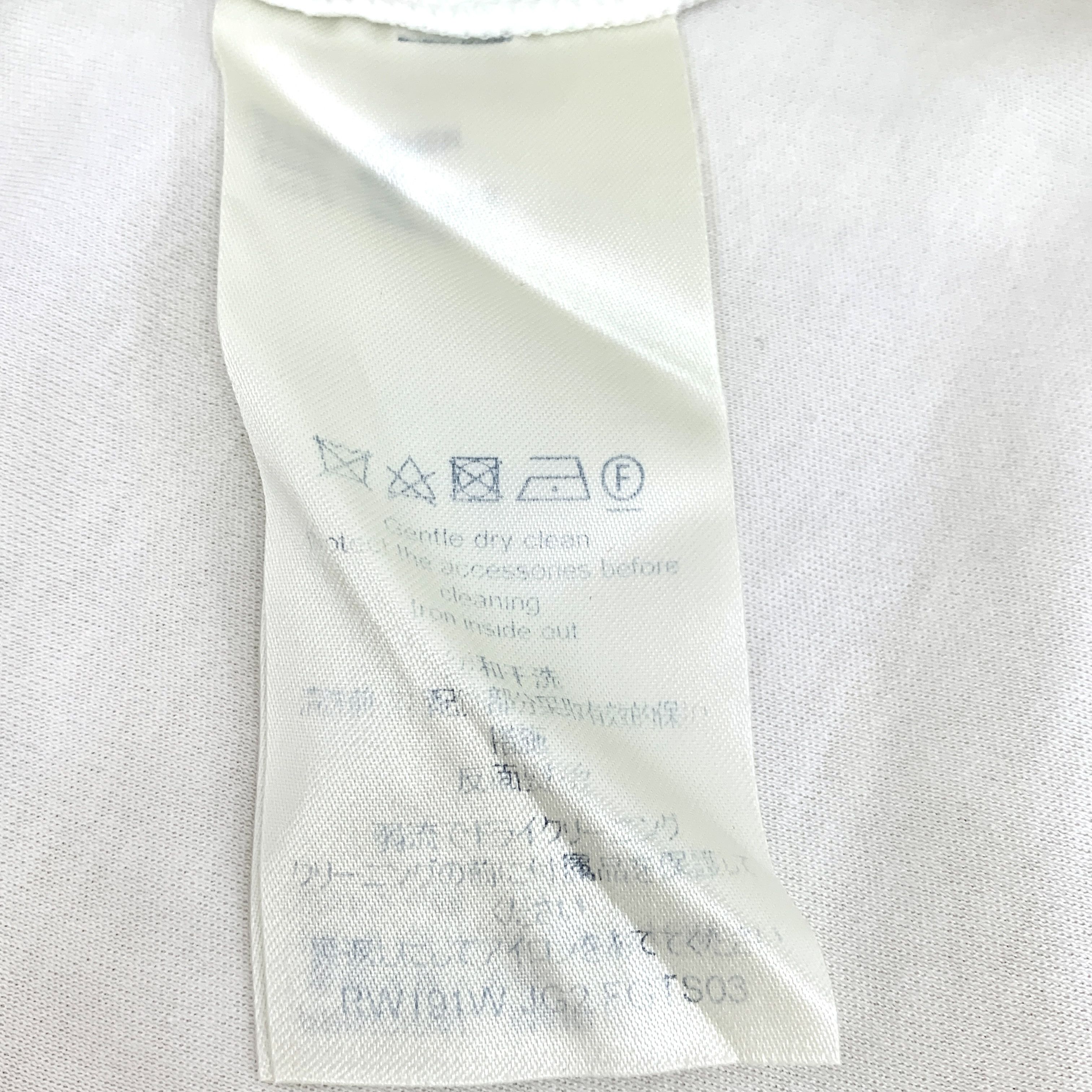 Louis Vuitton LV White Cotton Tee w/ Gold Eyelets & Floral Details Size M / US 6-8 / IT 42-44 - 7 Thumbnail