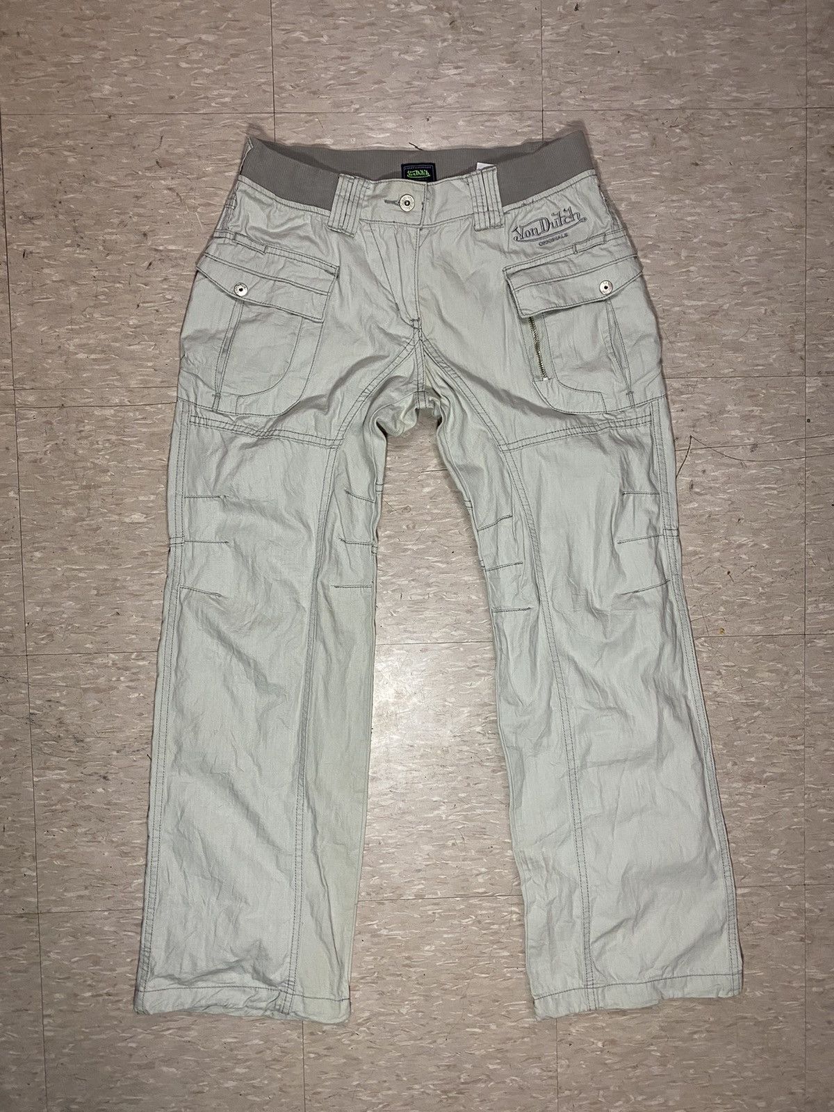 Designer × Von Dutch Von dutch women's grey trousers Size 32" / US 10 / IT 46 - 7 Thumbnail
