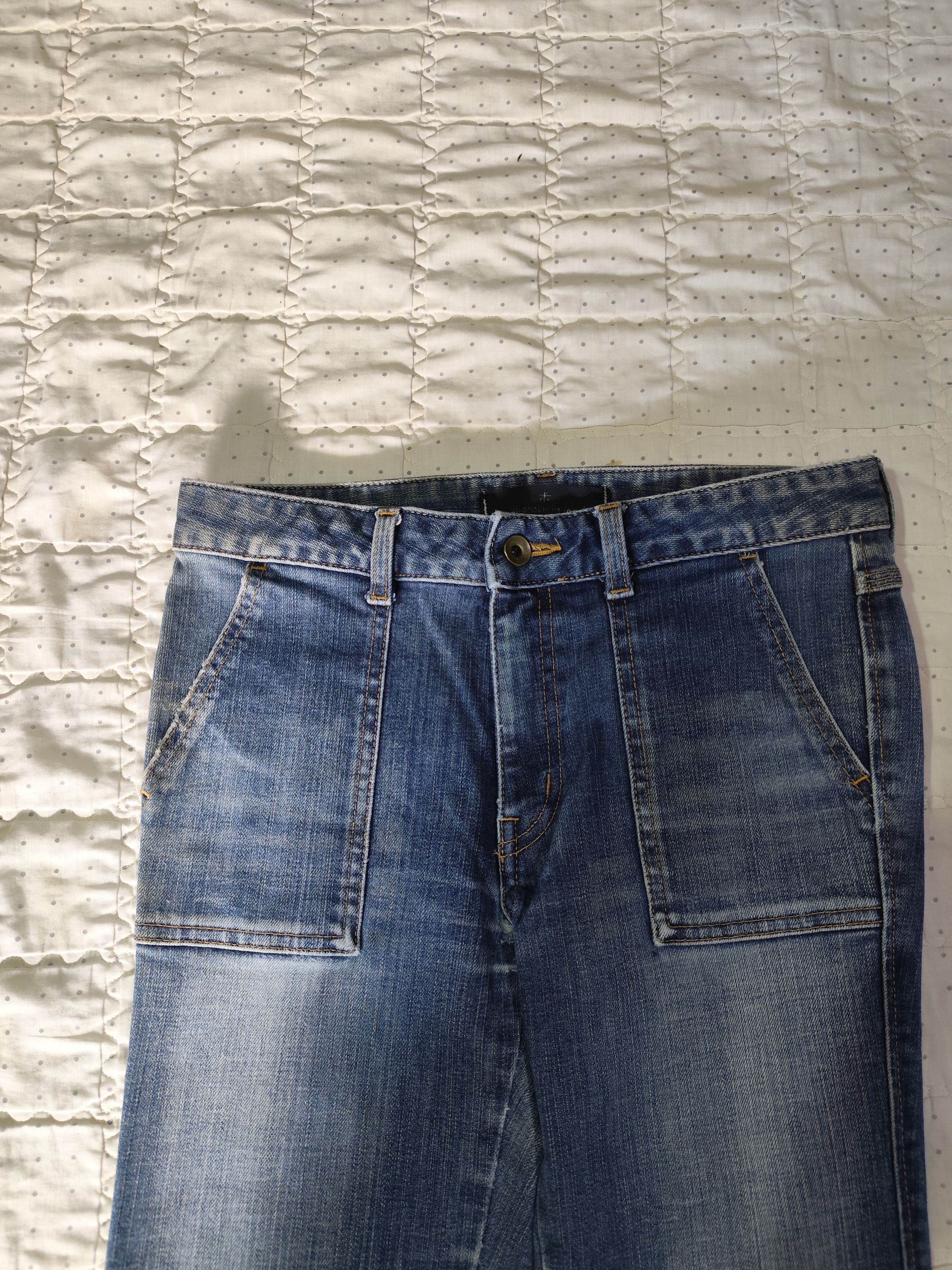Japanese Brand Vintage Japanese Flare Denim J015 Size 29" - 3 Thumbnail