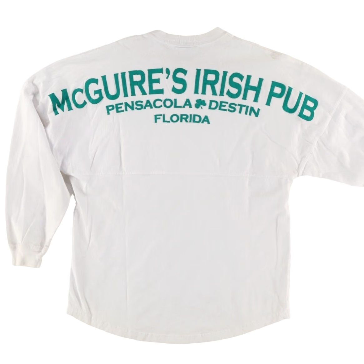 ESPIRIT Spirit Jersey McGuire's Irish Pub Solid Long Sleeve T-Shirt White Men's M Size US M / EU 48-50 / 2 - 4 Thumbnail