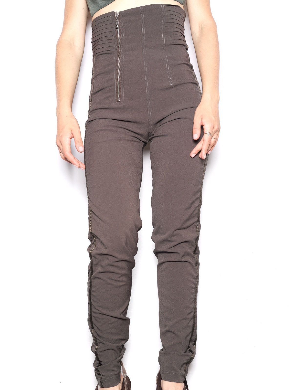 Marithe + Francois Girbaud Marithe Francois Girbaud Vintage Nylon Pants High Waist Size 27" / US 4 / IT 40 - 1 Thumbnail