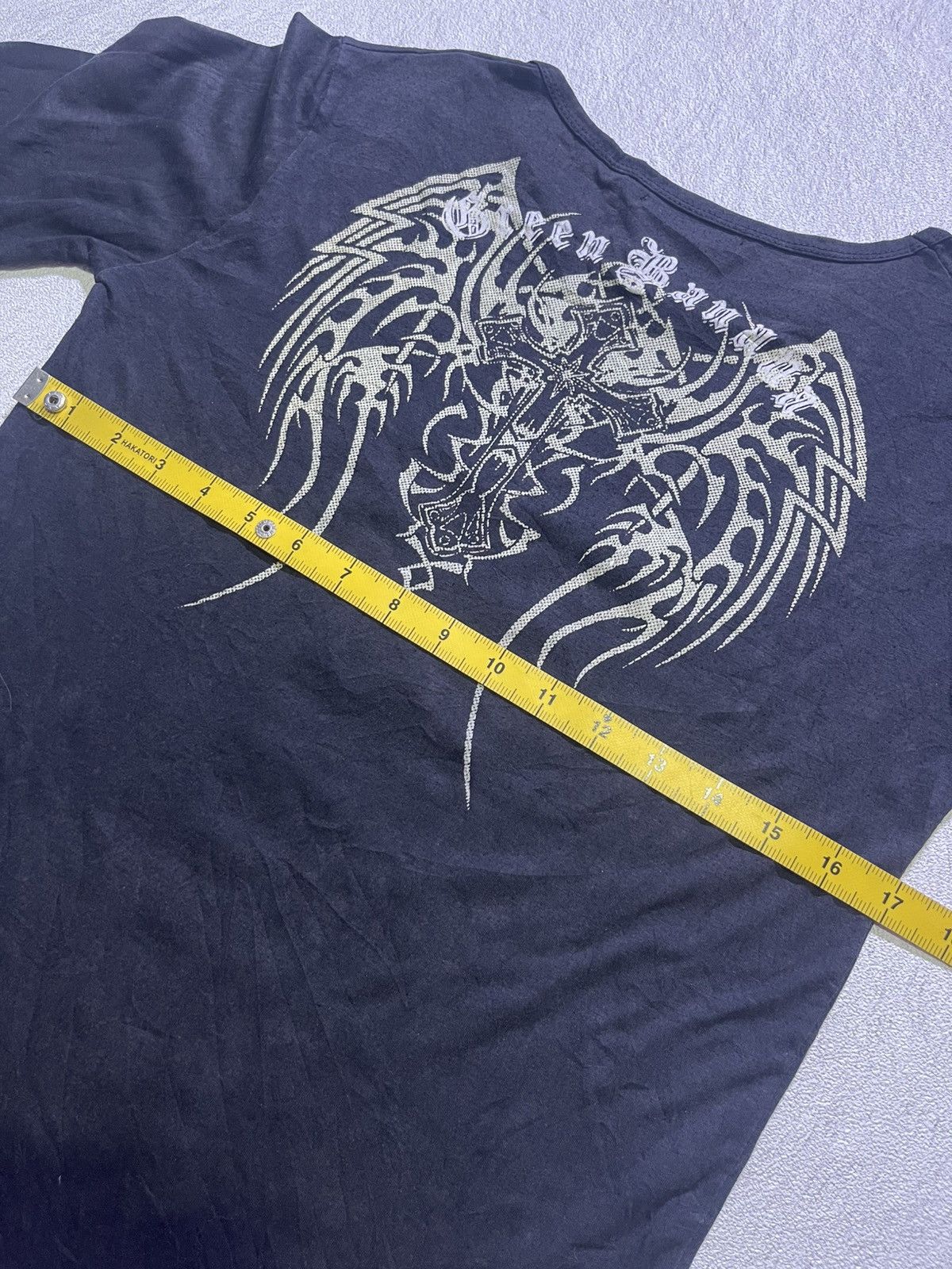 Japanese Brand VTG Y2K long sleeve t-shirt with a cross Size US M / EU 48-50 / 2 - 9 Thumbnail