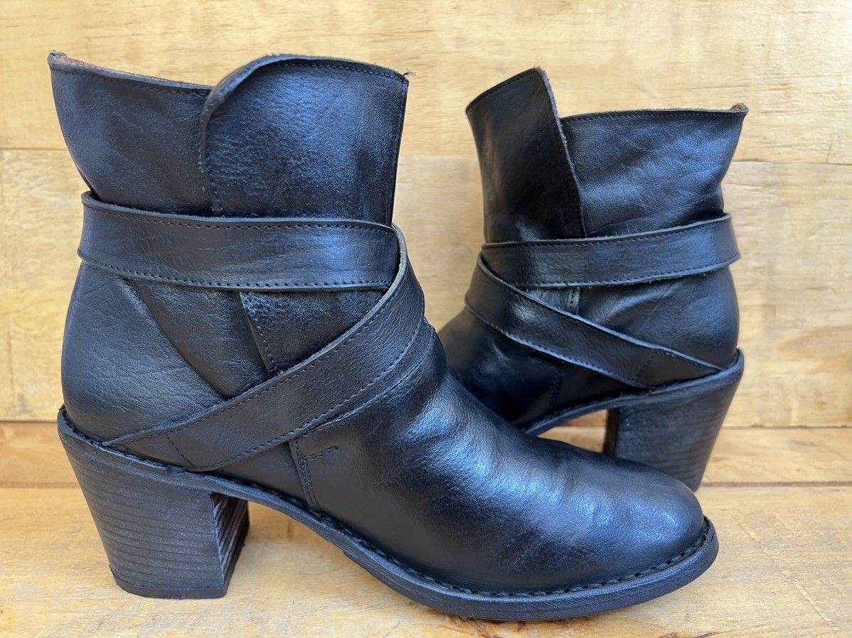 Fiorentini + Baker Fiorentini+Baker leather Buckle Ankle Boots Heel Booties Size US 10 / IT 40 - 7 Thumbnail