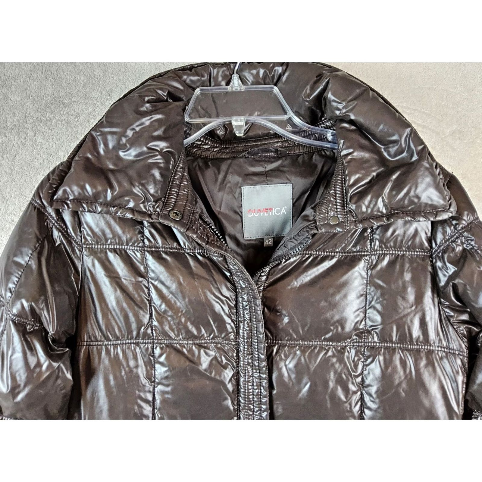 Duvetica Duvetica Jacket Puffer Jacket Women Size 42 Brown Down Zip Winter Outdoor Size M / US 6-8 / IT 42-44 - 6 Thumbnail