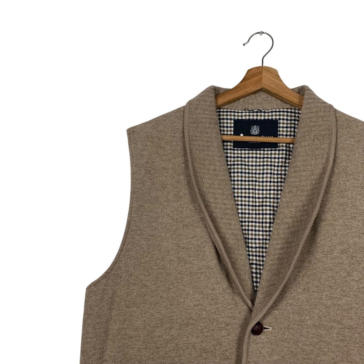 Aquascutum AQUASCUTUM Made in Japan Wool Button Vest #2074-C90 Size US L / EU 52-54 / 3 - 6 Thumbnail
