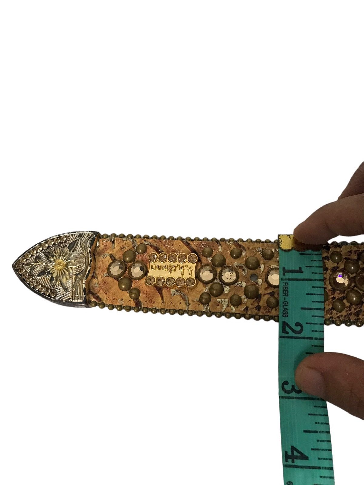 B.B. Simon B.B Simon Rhinestone Belt Size ONE SIZE - 9 Thumbnail