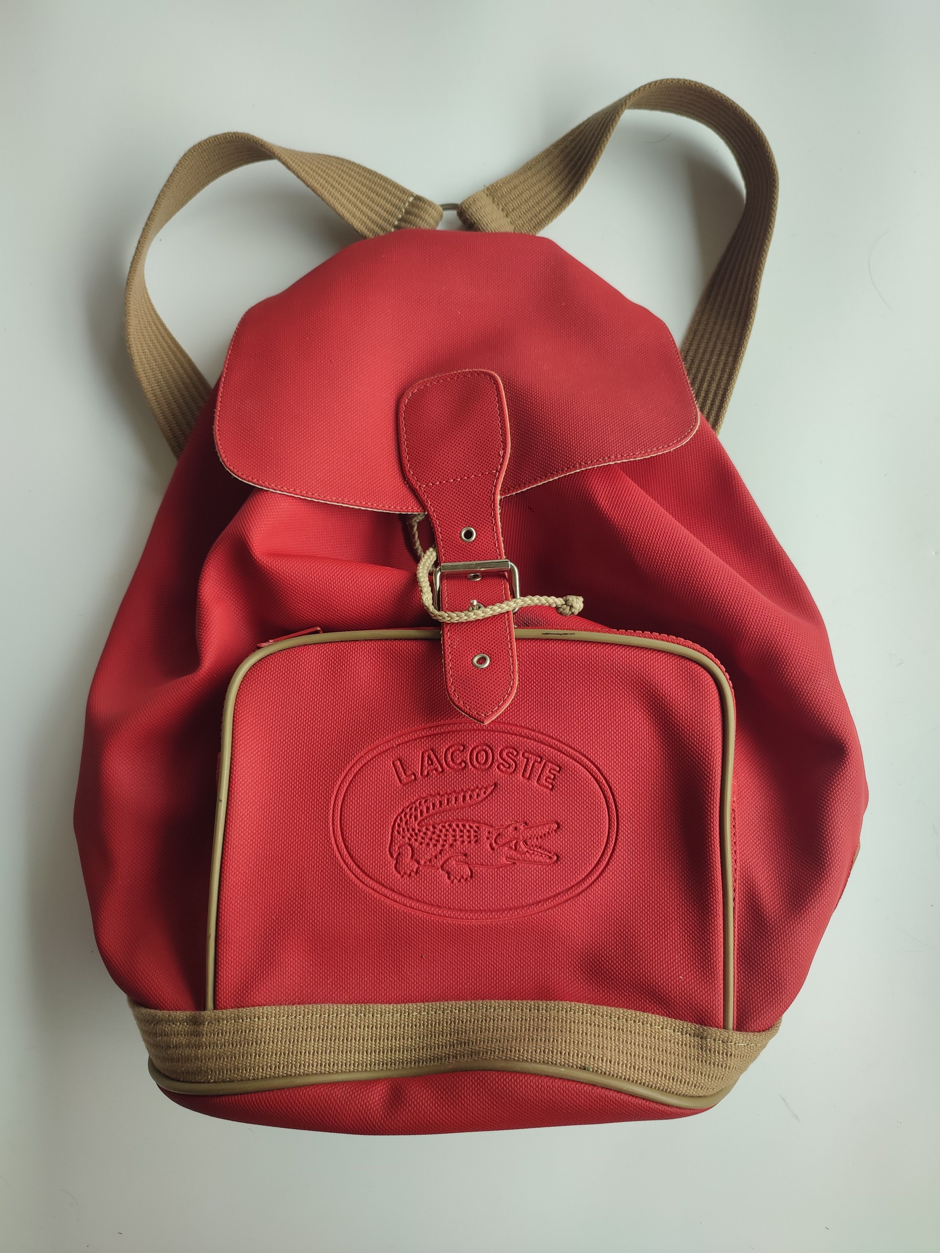 Lacoste Auth Lacoste pvc leather backpack Size ONE SIZE - 1 Thumbnail