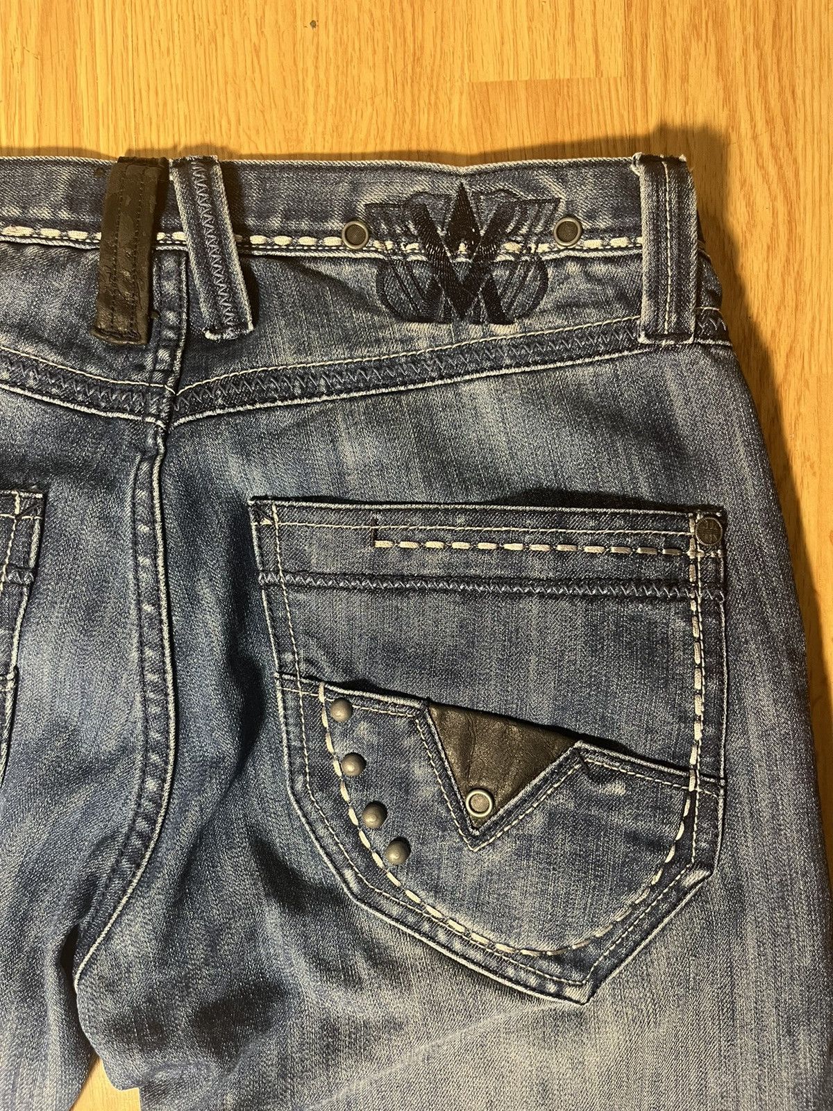 Southpole crazy y2k affliction style baggy jeans Size US 32 / EU 48 - 2 Preview