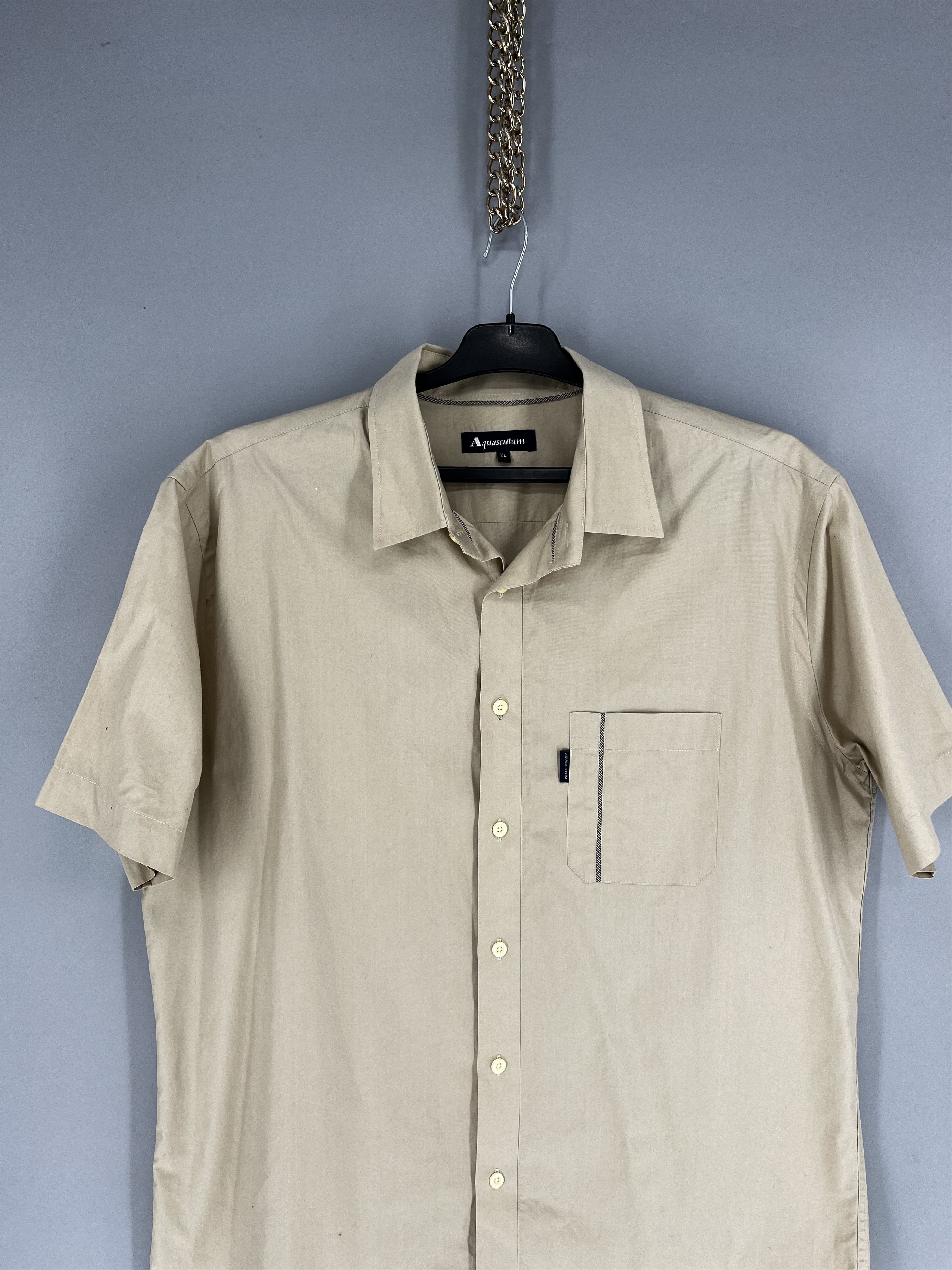 Aquascutum Mens Shirt Long Sleeve Aquascutum Vintage Size XL Size US XL / EU 56 / 4 - 7 Thumbnail