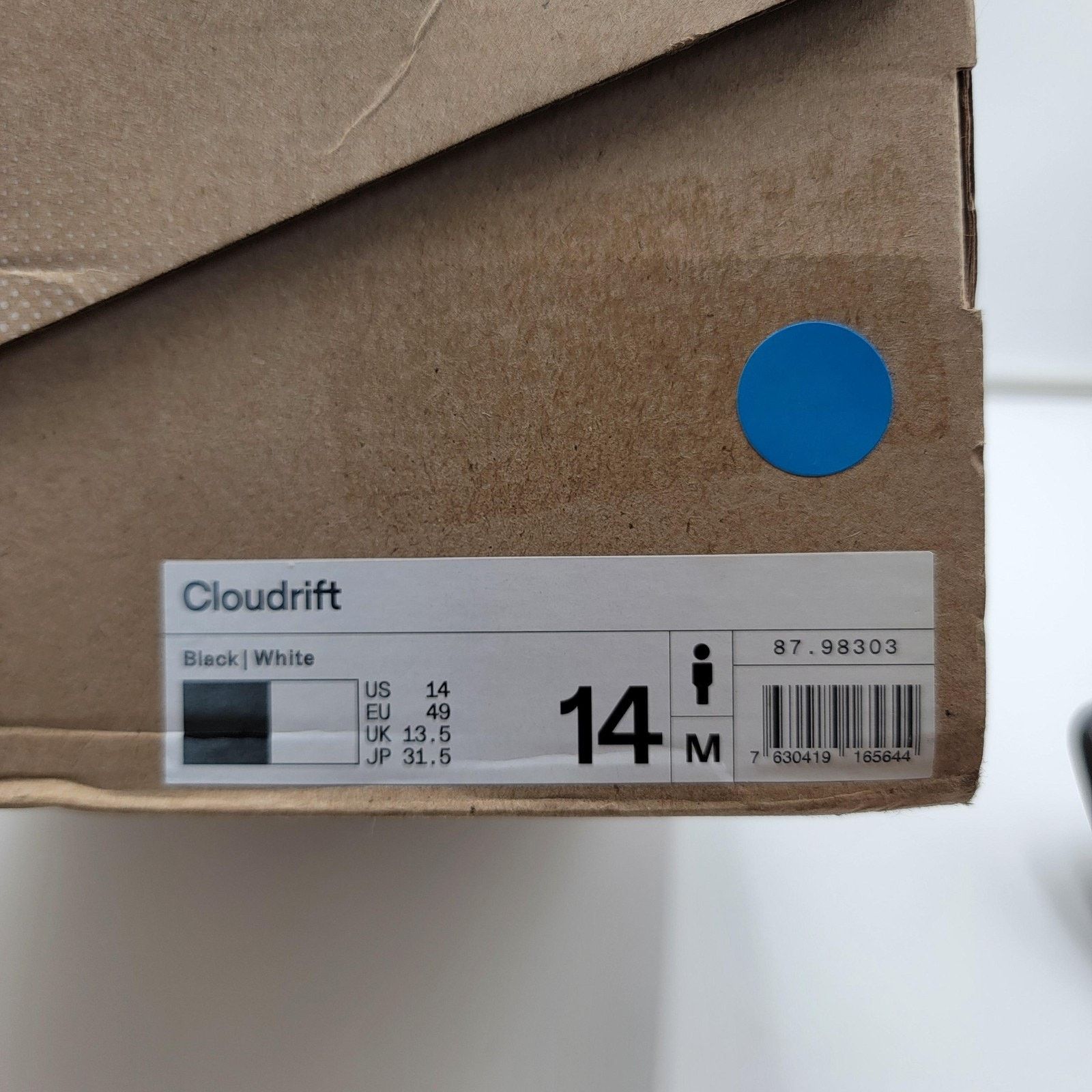 On On Cloudrift Mens Size 14 Running Athletic Sneakers Black Size US 14 / EU 47 - 11 Thumbnail