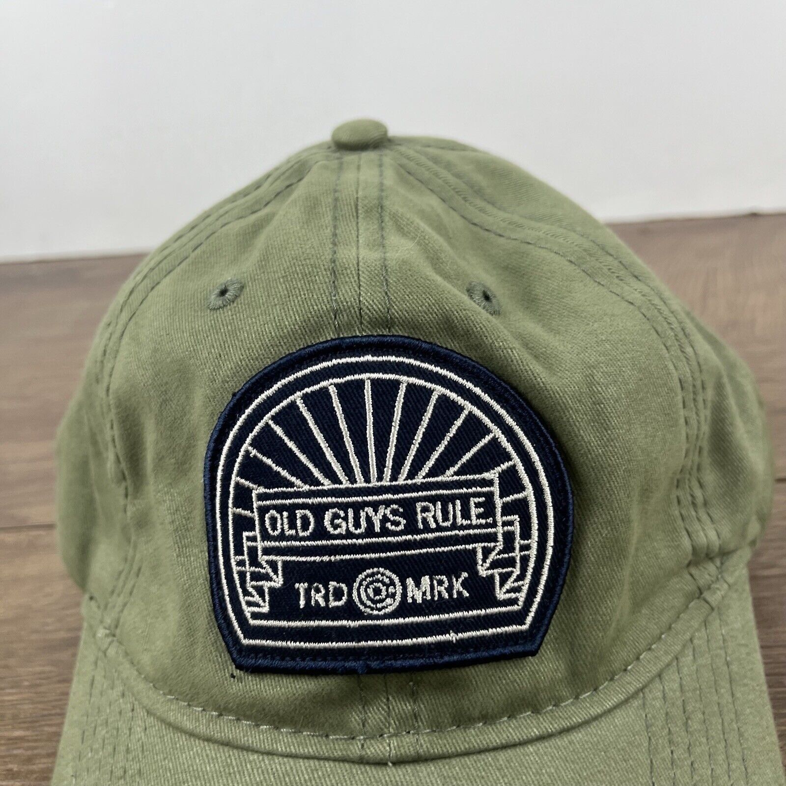 Other Old Guys Rule Hat Old Guys Hat Green Hat Adjustable Hat Gree Size ONE SIZE - 8 Thumbnail