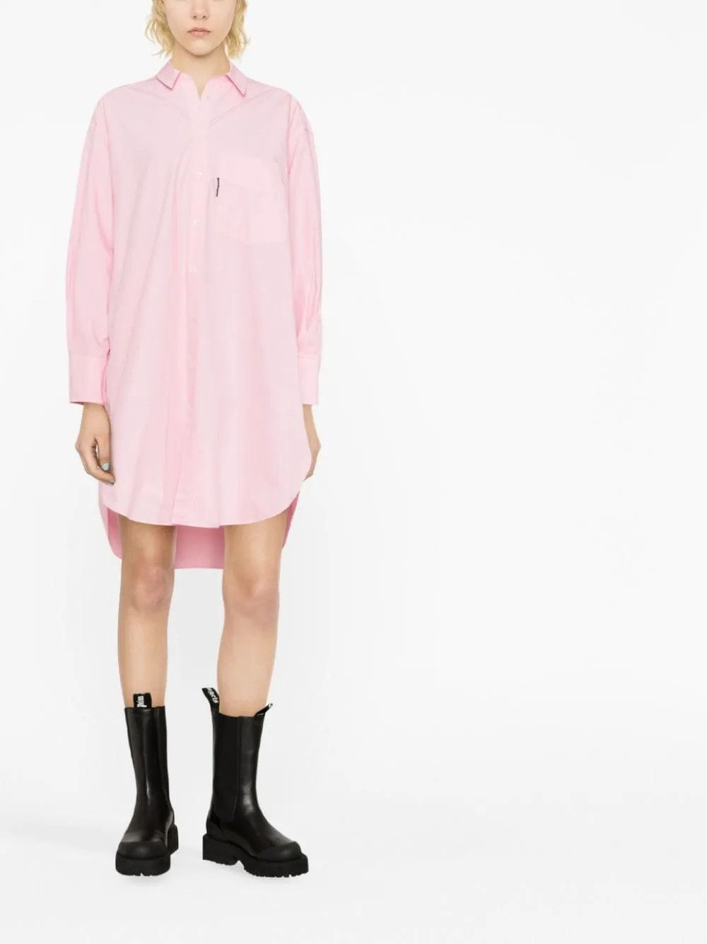 Palm Angels o1y1125 Mini Dress in Pink Size S / US 4 / IT 40 - 2 Thumbnail