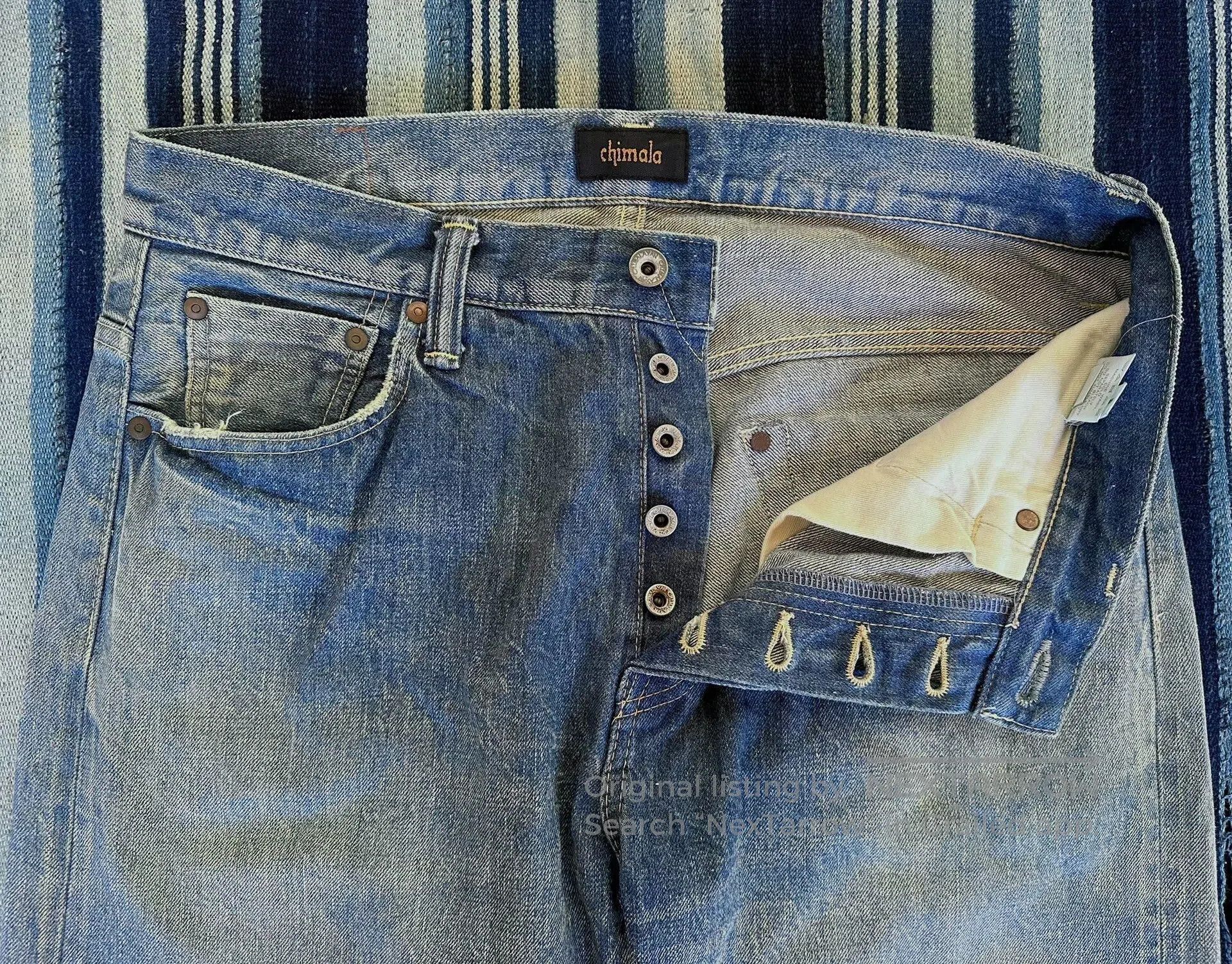 Chimala chimala straight-leg denim pants in light wash. Size US 31 - 4 Thumbnail