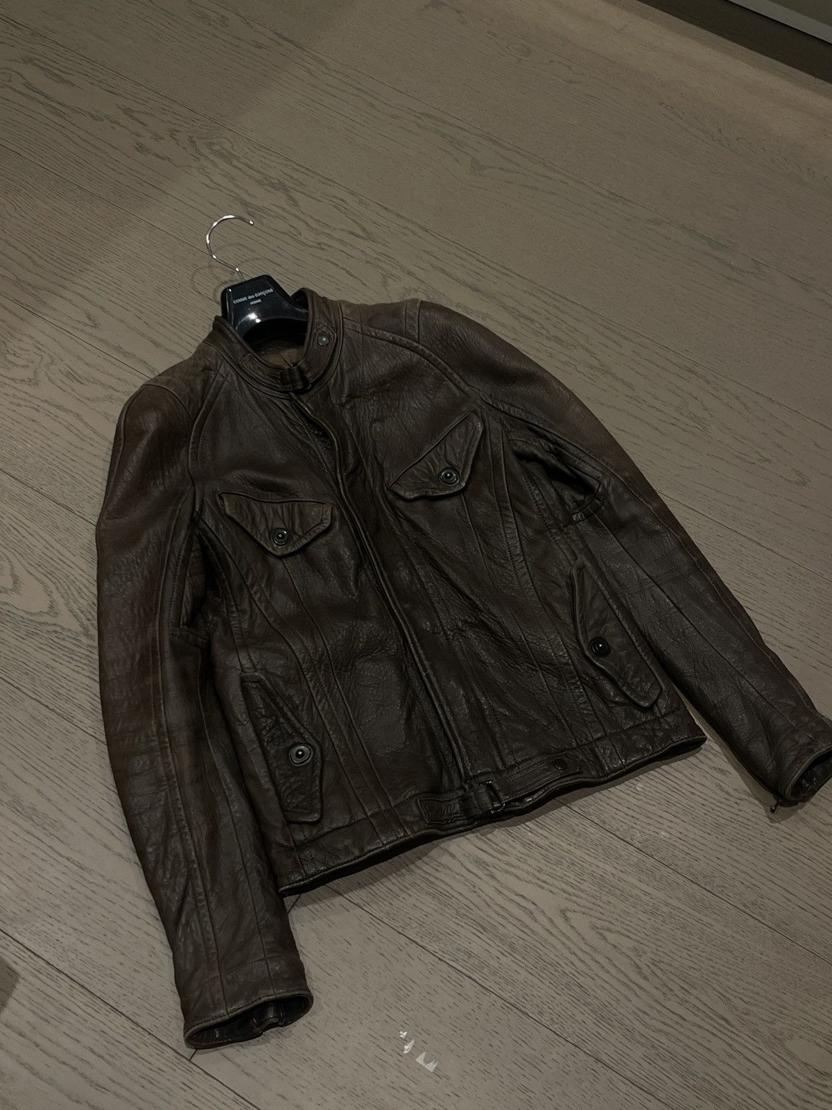 希少 06AW JULIUS Archive 短丈 Leather Jacket Julius Rare Julius 08AW leather jacket | Grailed