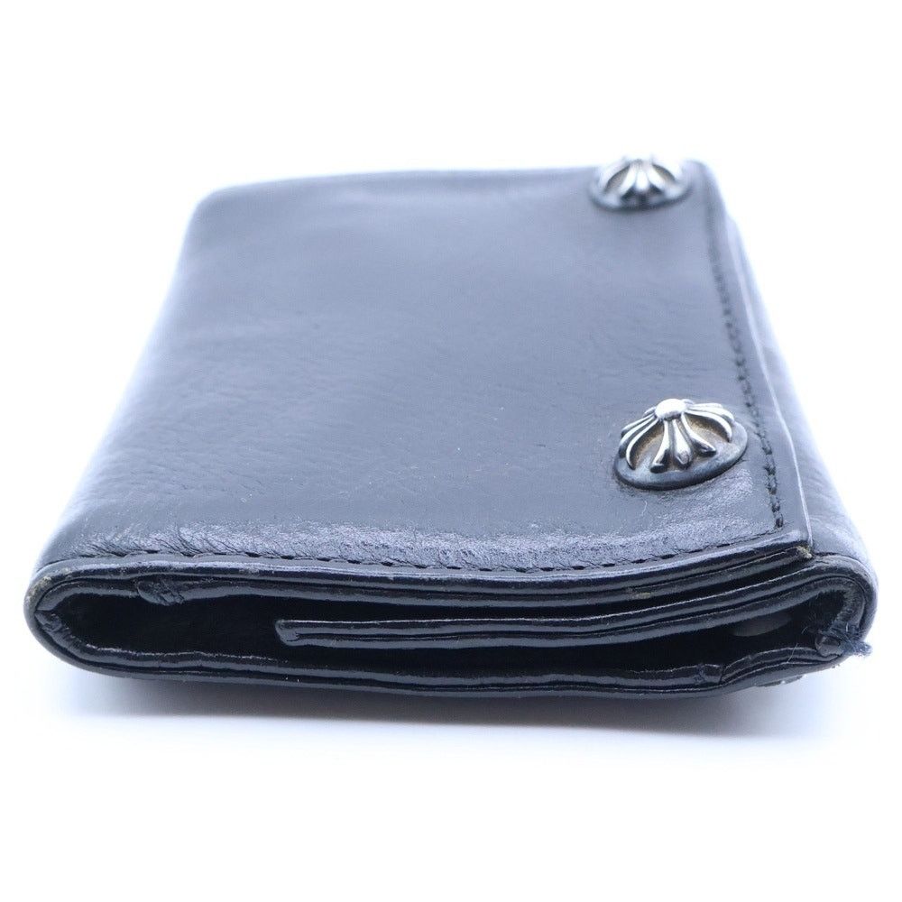 Chrome Hearts Chrome Hearts 3Fold Cross Button Leather Wallet Size ONE SIZE - 3 Thumbnail