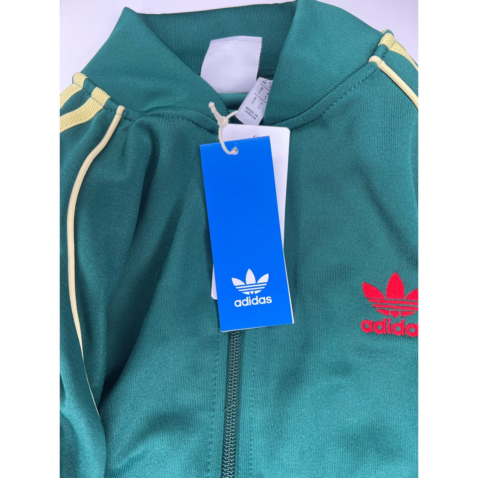 Adidas adidas Originals SST TT Track Jacket Green Yellow Full Zip Size US S / EU 44-46 / 1 - 10 Thumbnail