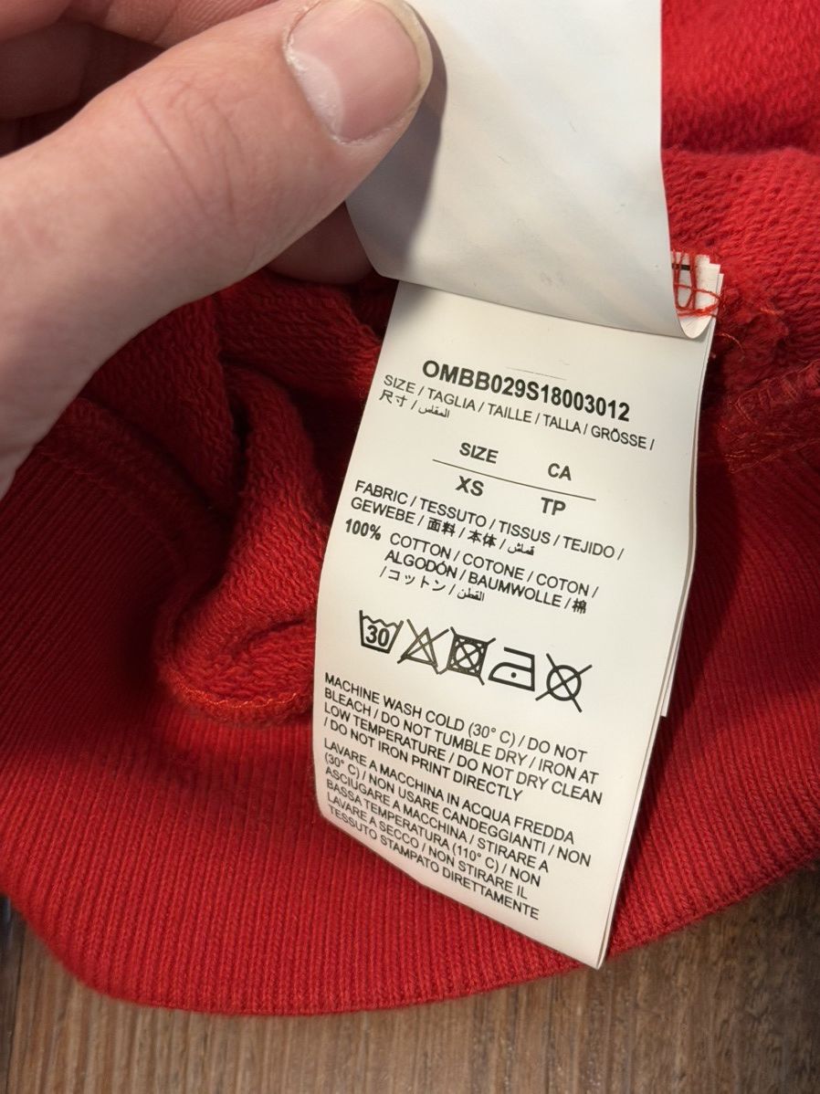 Off-White OFF-WHITE MONA LISA TEMPERATURE HOODIE Size US XS / EU 42 / 0 - 9 Thumbnail