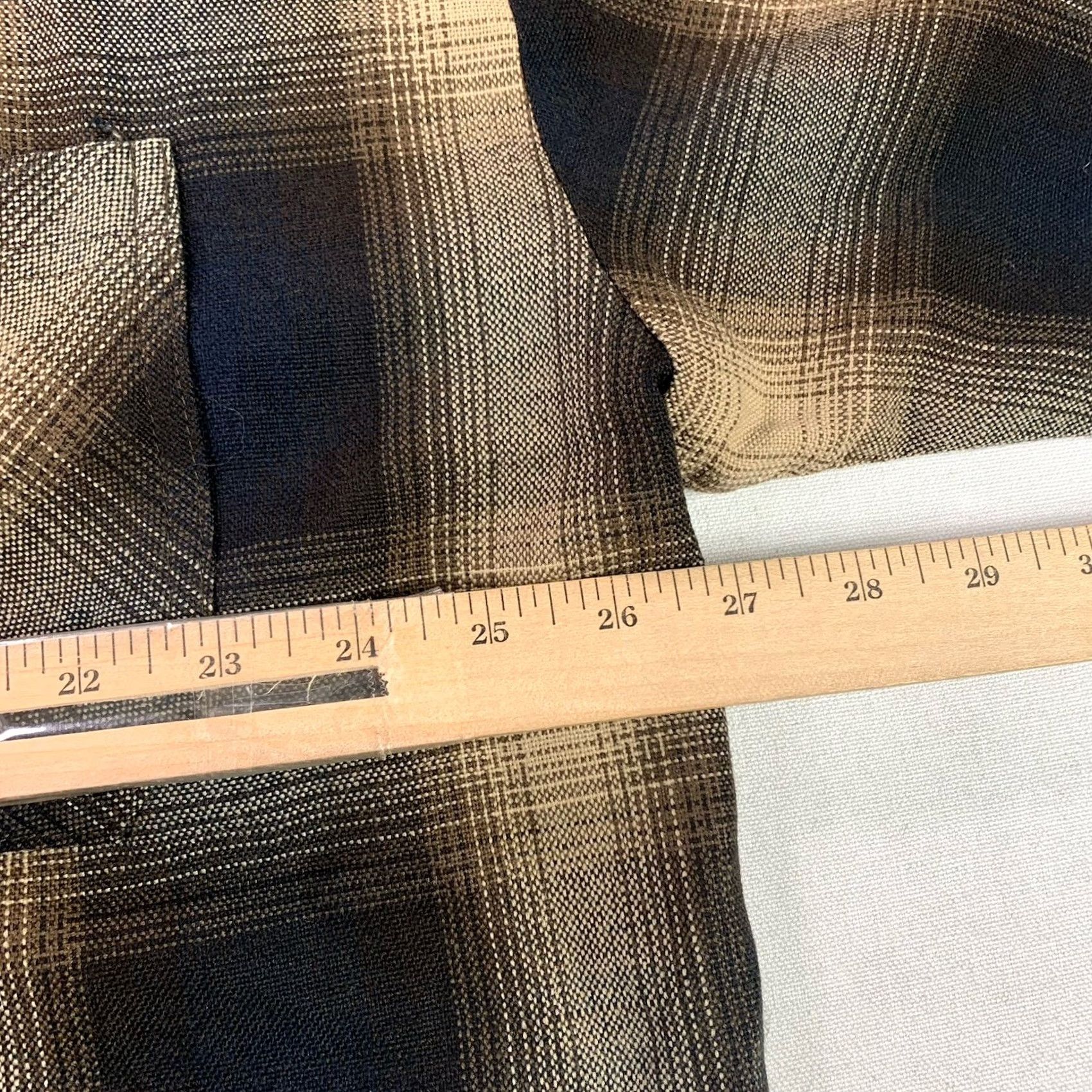 Hunter VINTAGE Buffalo Hunter Button-Up Shirt Mens 3XL Brown Black plaid short sleeve USA Size US XXL / EU 58 / 5 - 4 Thumbnail
