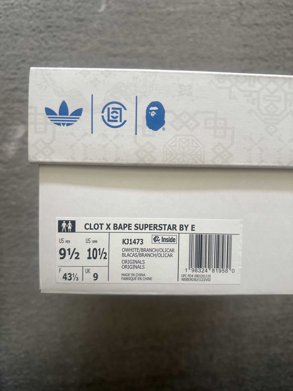 Adidas × Bape Adidas Superstar - CLOT by Edison Chen x Bape Size US 9.5 / EU 42-43 - 8 Thumbnail