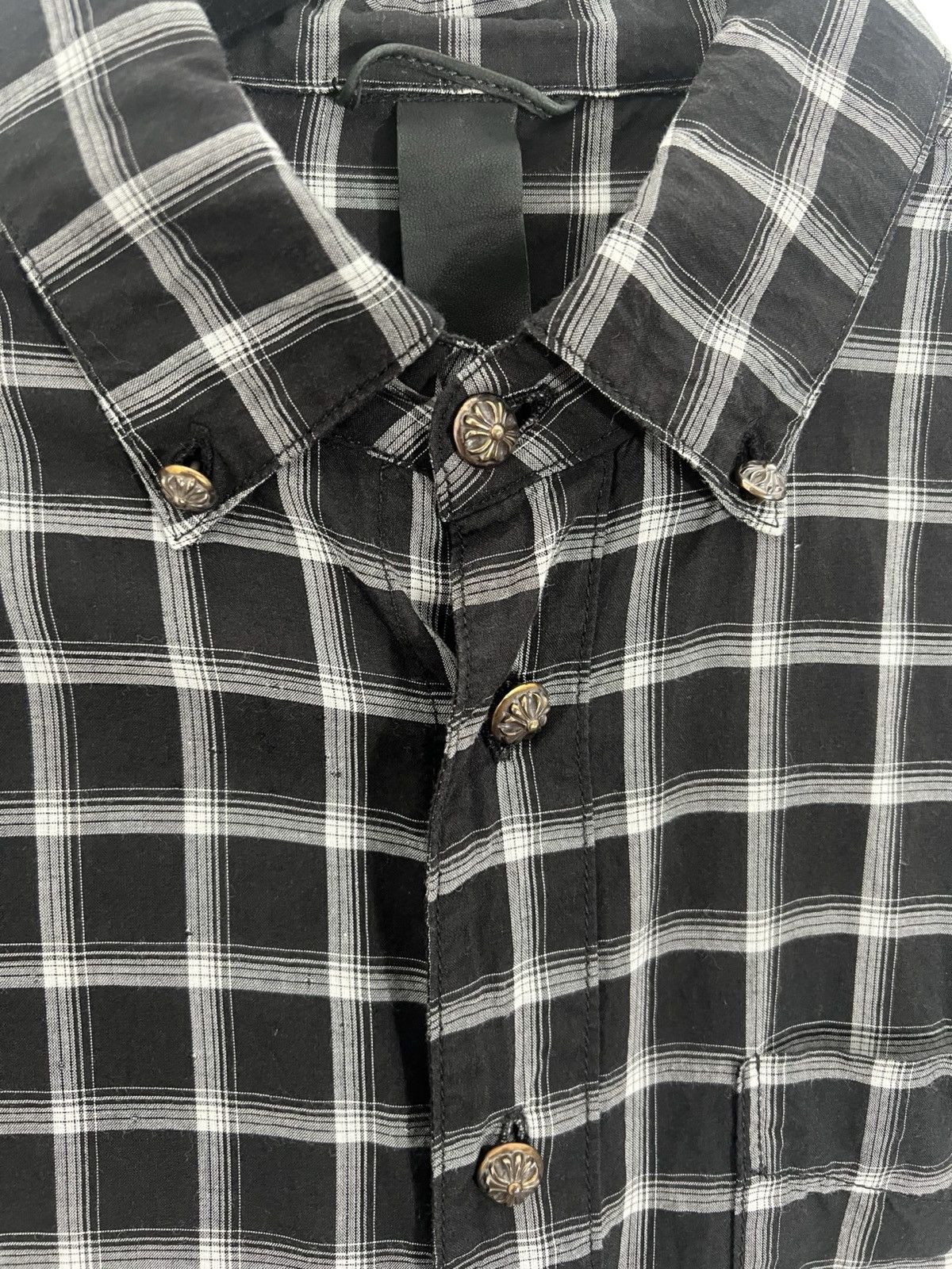 Chrome Hearts Chrome Hearts Men’s Button Down Short Sleeve Shirt Size M Size US M / EU 48-50 / 2 - 3 Thumbnail