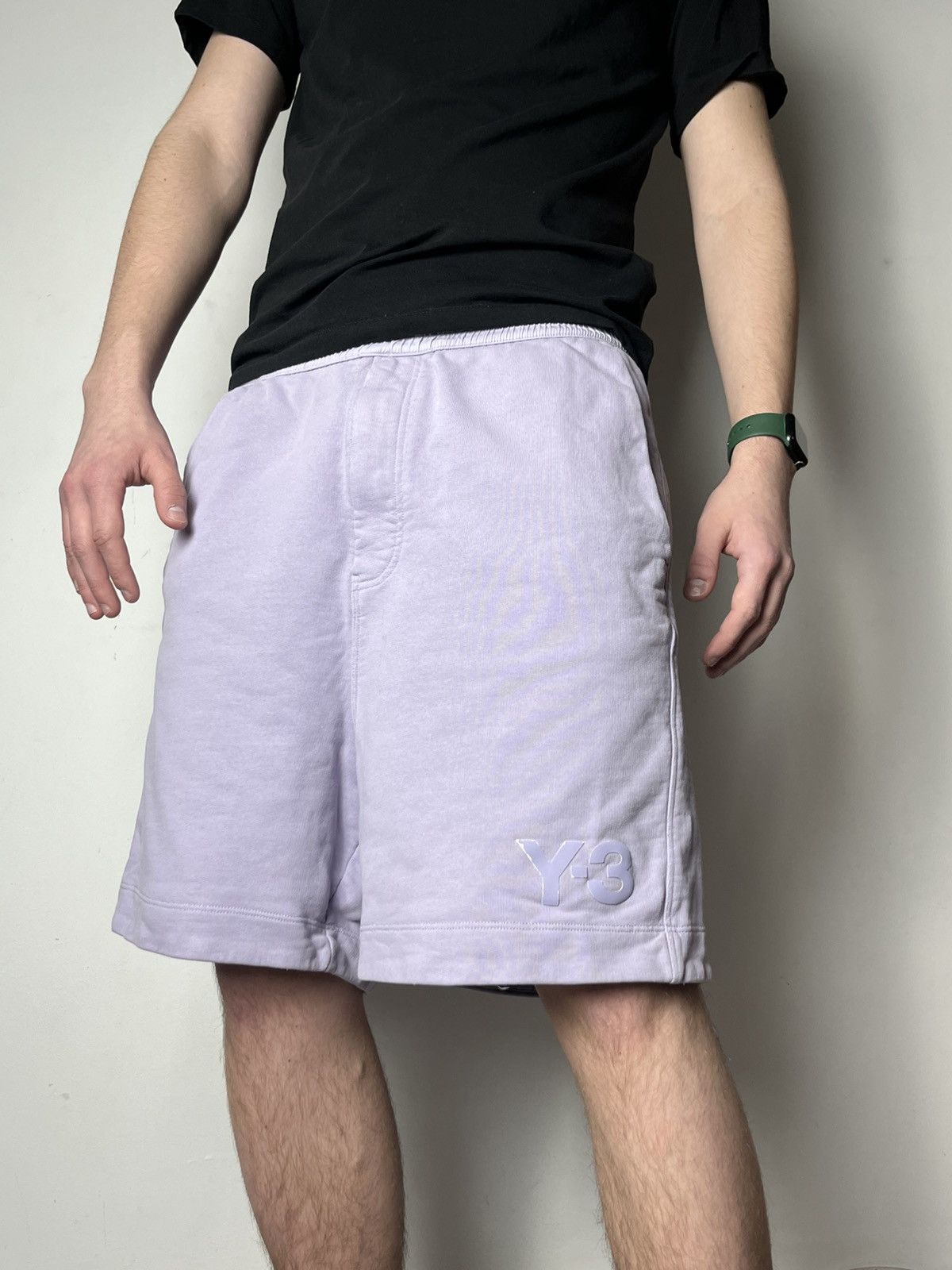 Adidas × Y-3 🔥YOHJI YAMAMOTO Y-3 ADIDAS HEAVY COTTON TRACK SHORTS Size US 31 - 1 Thumbnail