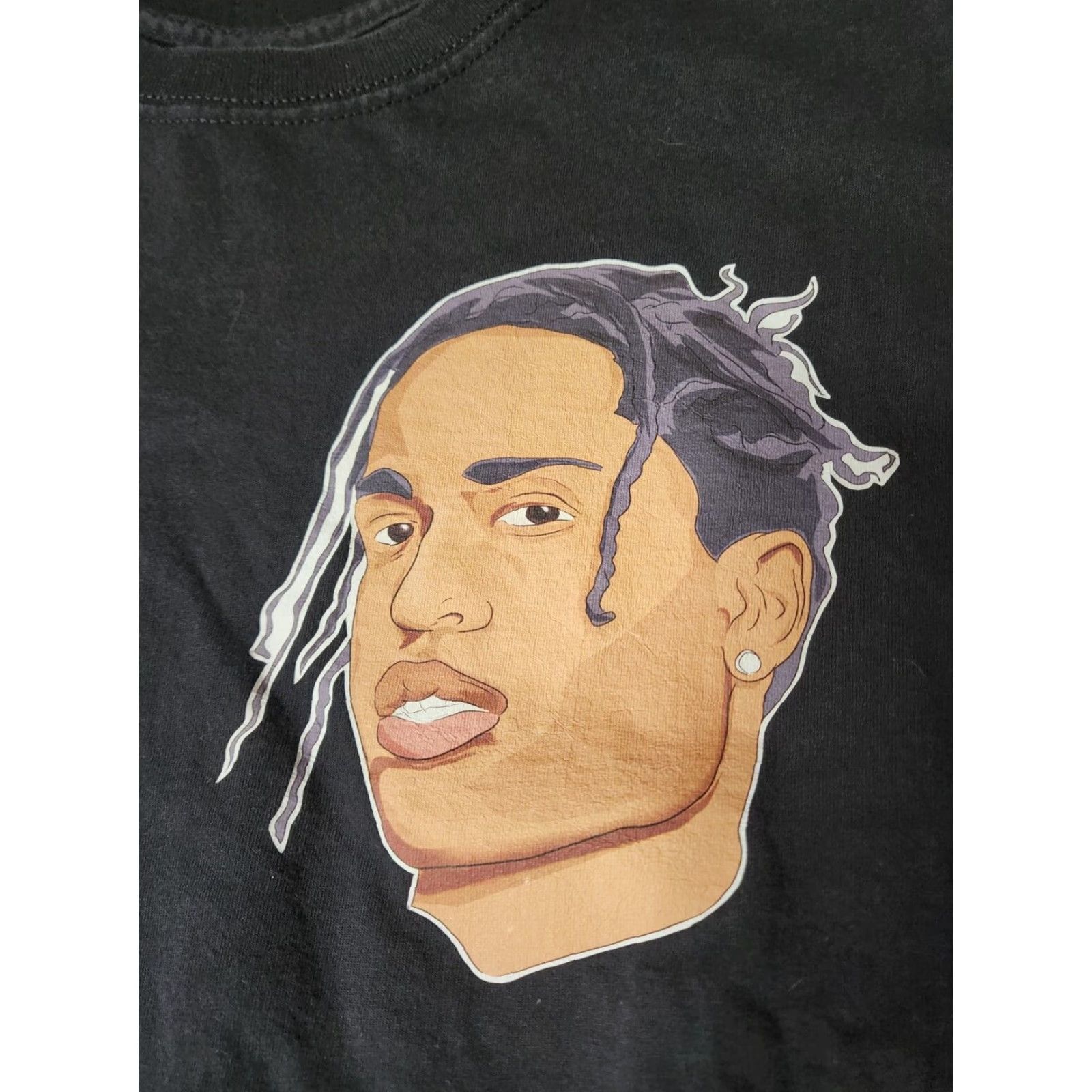 Doublet VINTAGE? No — Actually Unbranded ASAP Rocky Worldwide Album Tour Tee T Shirt Long Sleeve Men S Black Logo Graphic 2000s Music Mens Size US S / EU 44-46 / 1 - 4 Thumbnail