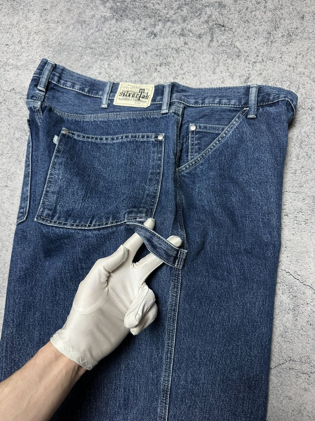 Levi's Levi's Silvertab Baggy Carpenter Denim Shorts W38 Size US 38 / EU 54 - 6 Thumbnail