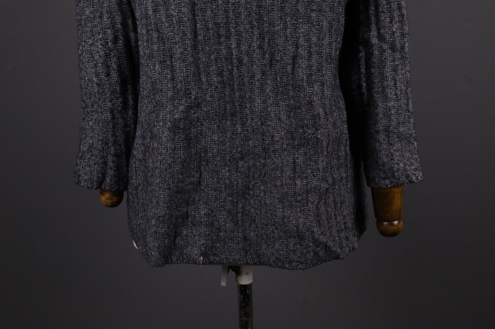 Designer Bitte Kai Rand Gray Merino Wool Knit Two Jacket Size S Size S / US 4 / IT 40 - 7 Thumbnail