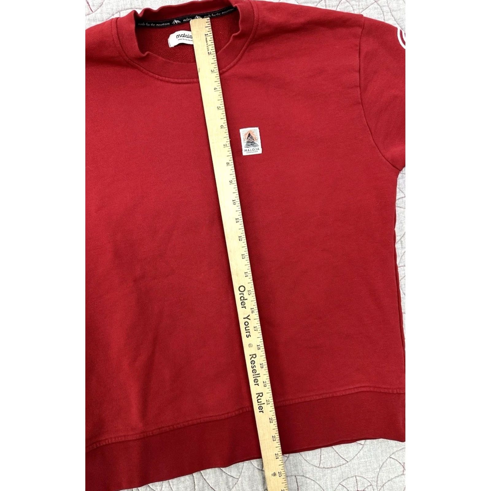 The Mountain Maloja Sweatshirt Red Men’s Medium Size US M / EU 48-50 / 2 - 7 Thumbnail