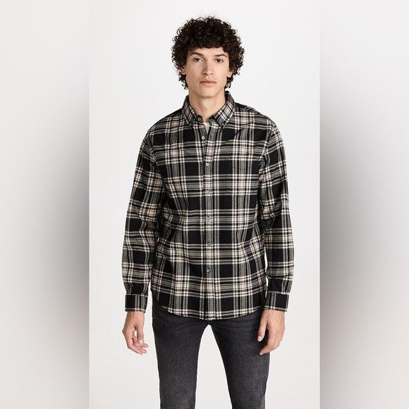 Alex Mill Alex Mill Wash & Go Plaid Flannel Shirt - Large Size US L / EU 52-54 / 3 - 1 Thumbnail