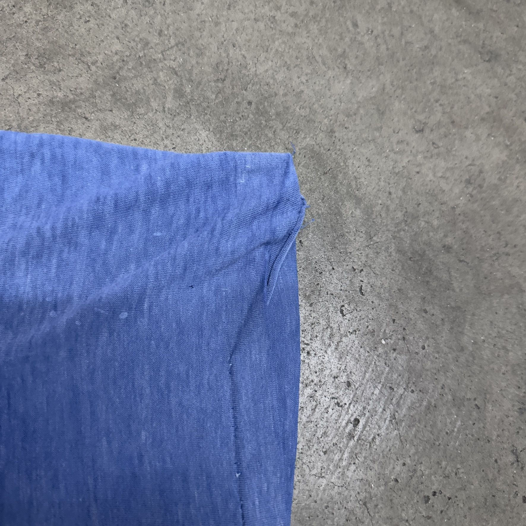 Vintage Vintage 70s Single Stitch New Cath Track Tee Blue Size US M / EU 48-50 / 2 - 5 Thumbnail