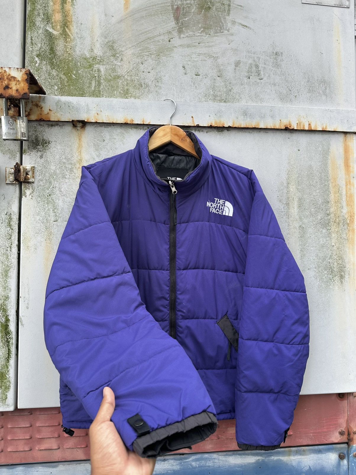 The North Face 👹The North Face Light Puffer Jacket In Purple Size US L / EU 52-54 / 3 - 7 Thumbnail
