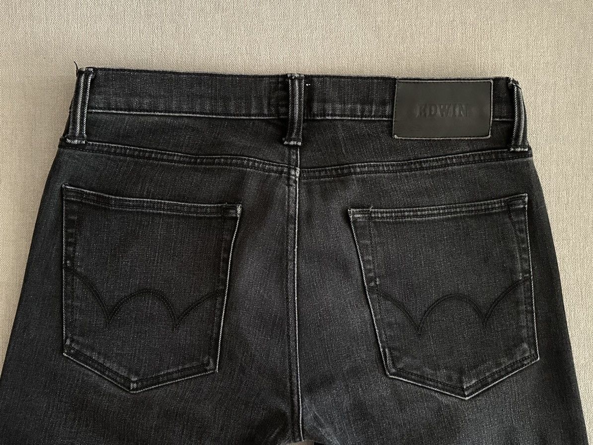 Edwin Edwin ED-85 Black Slim Tapered Selvedge Denim Size US 31 - 3 Thumbnail