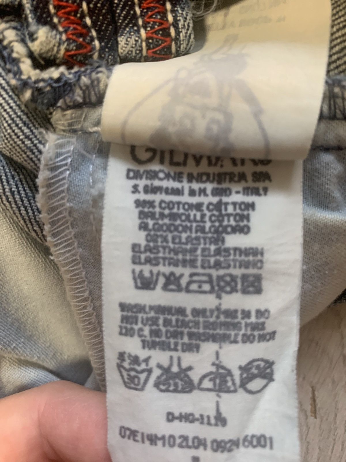 Iceberg Iceberg Betty Boop Vintage Jeans W26 Size 26" / US 2 / IT 38 - 11 Thumbnail