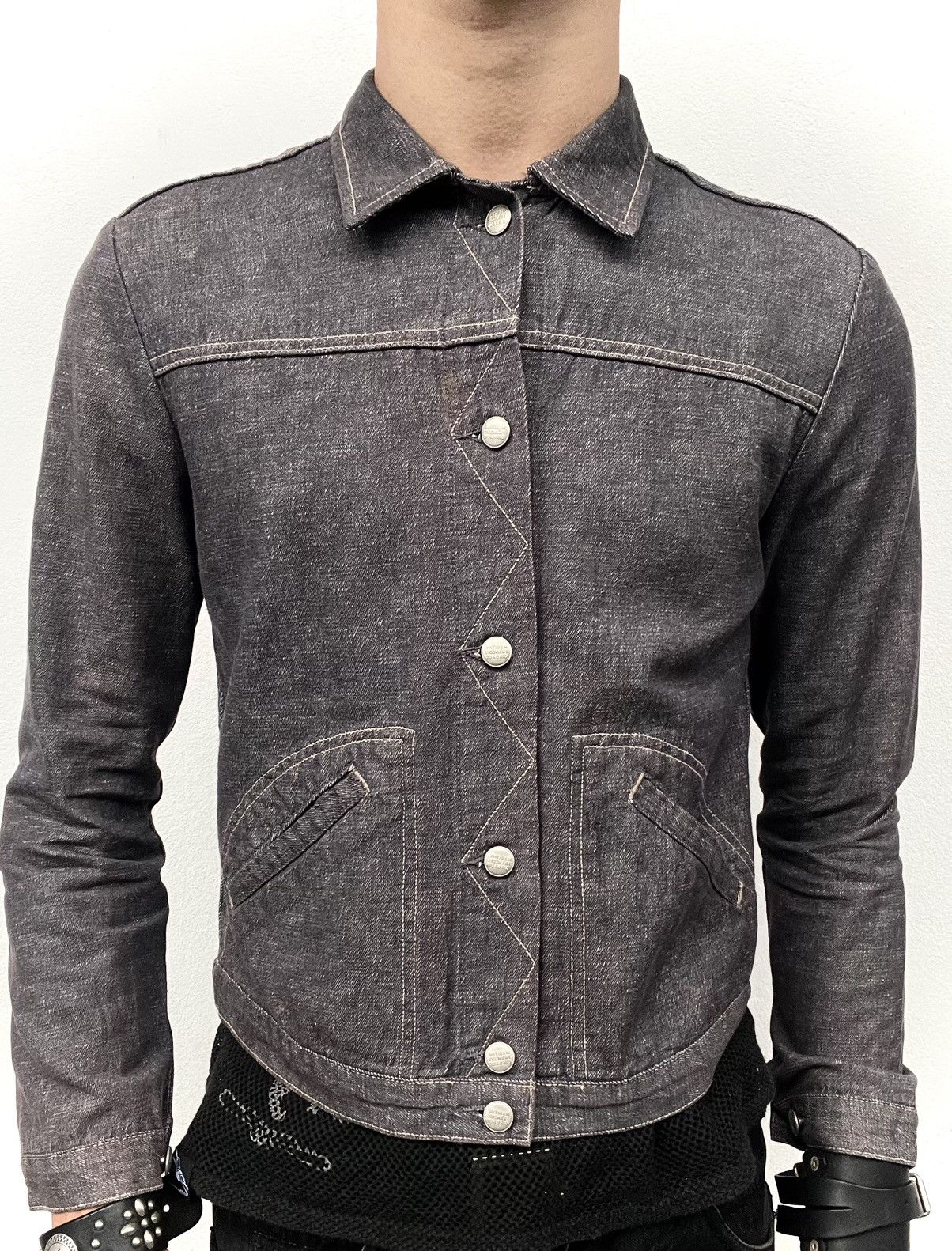 2000s Marithe Francois Girbaud Cropped Denim Jacket