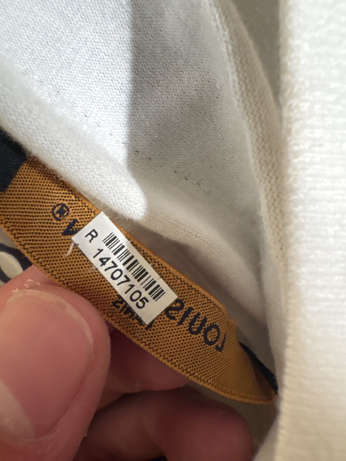 Louis Vuitton Louis vuitton Logo White T shirt Size US XS / EU 42 / 0 - 8 Thumbnail
