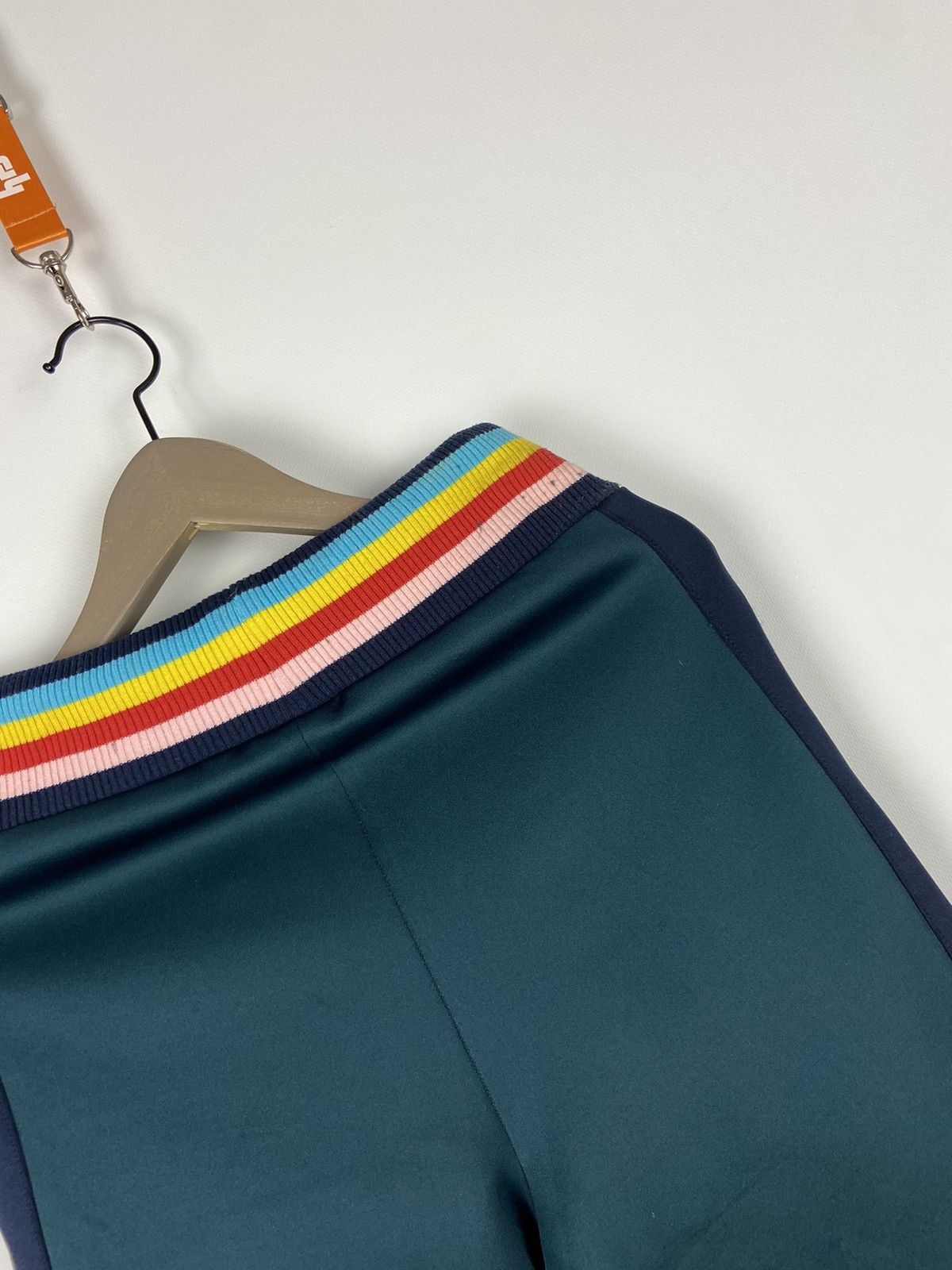Designer × Mira Mikati Mira Mikati Trousers Joggers Raibow Track Green Pants Size 27" / US 4 / IT 40 - 14 Thumbnail
